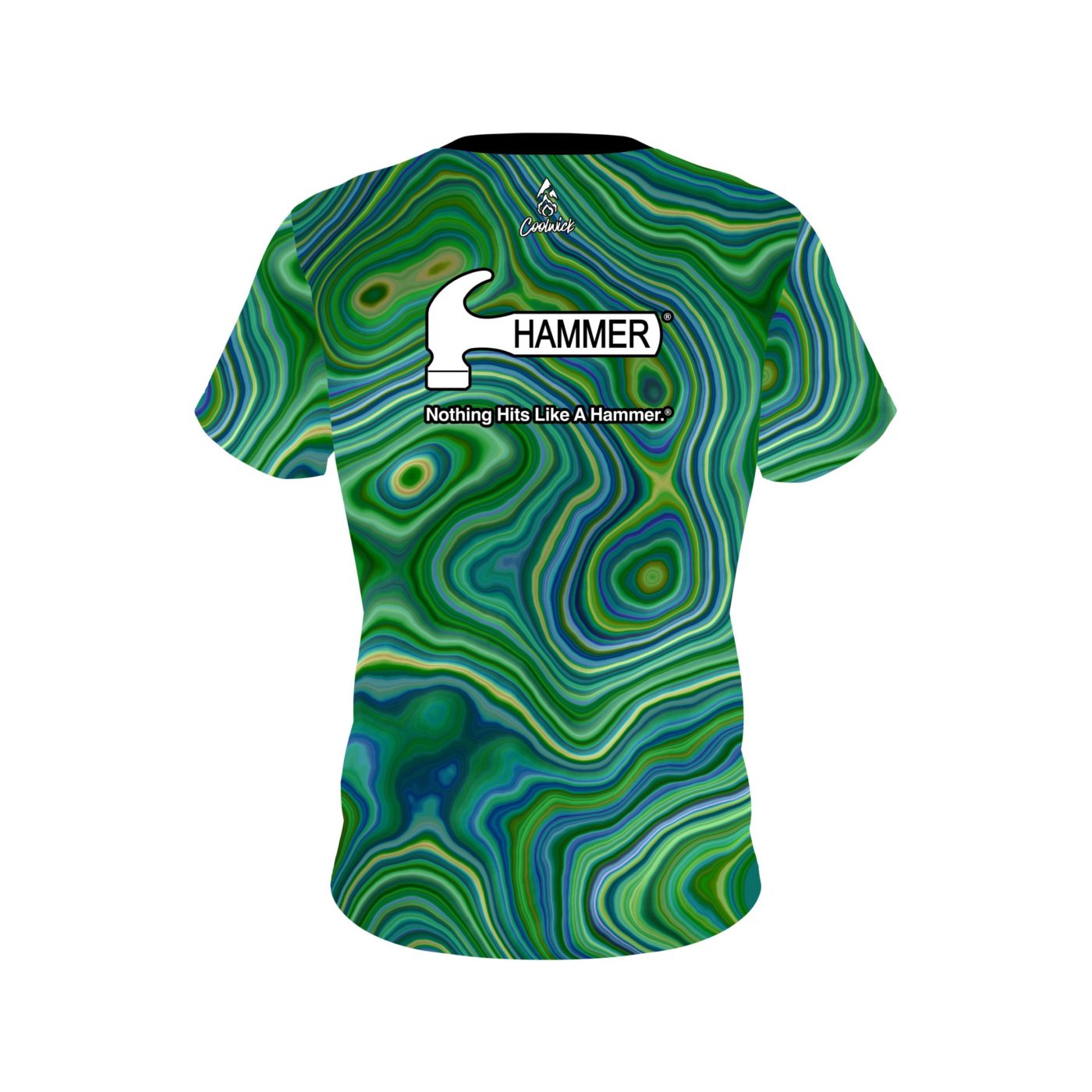 Hammer Green Hallucinate Semi-Custom CoolWick Bowling Jersey - Image 2