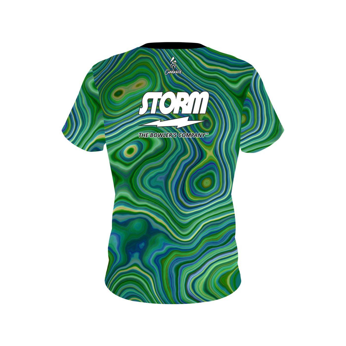 Storm Green Hallucinate Semi-Custom CoolWick Bowling Jersey - Image 2