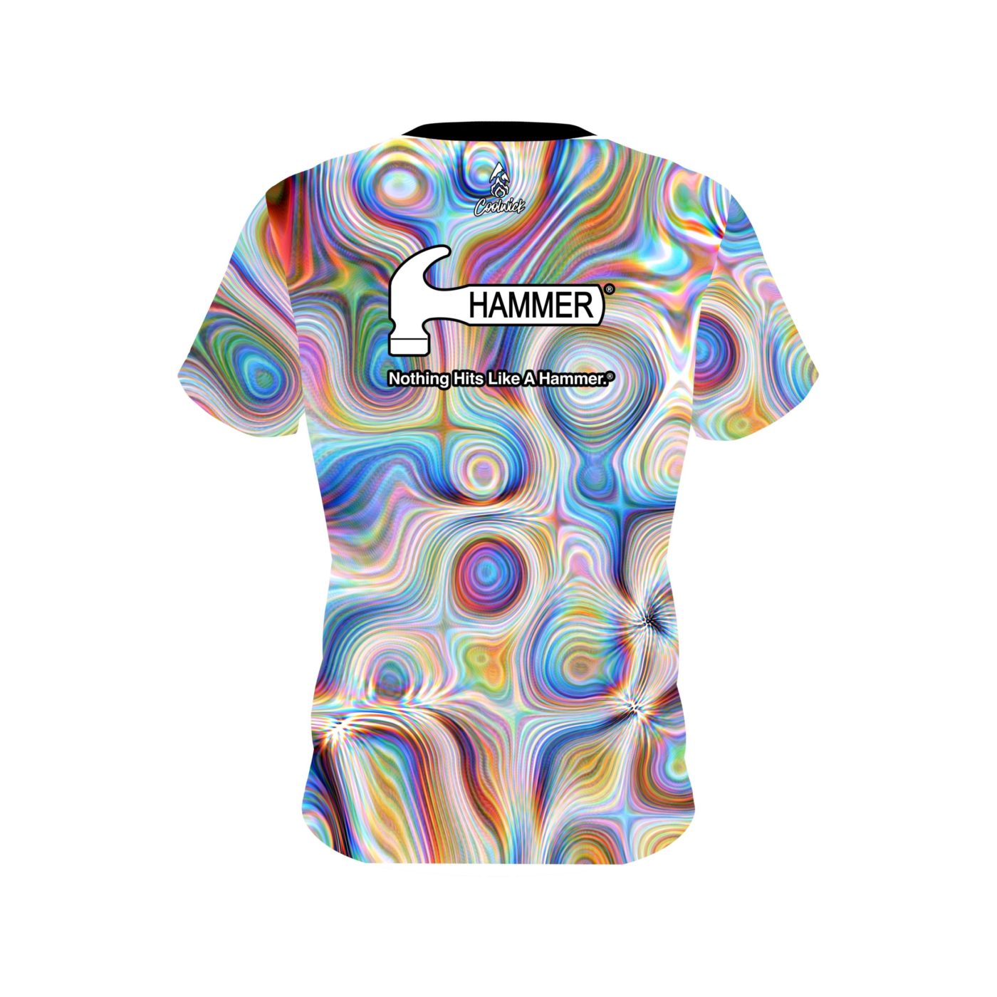 Hammer Rainbow Hallucinate Semi-Custom CoolWick Bowling Jersey - Image 2