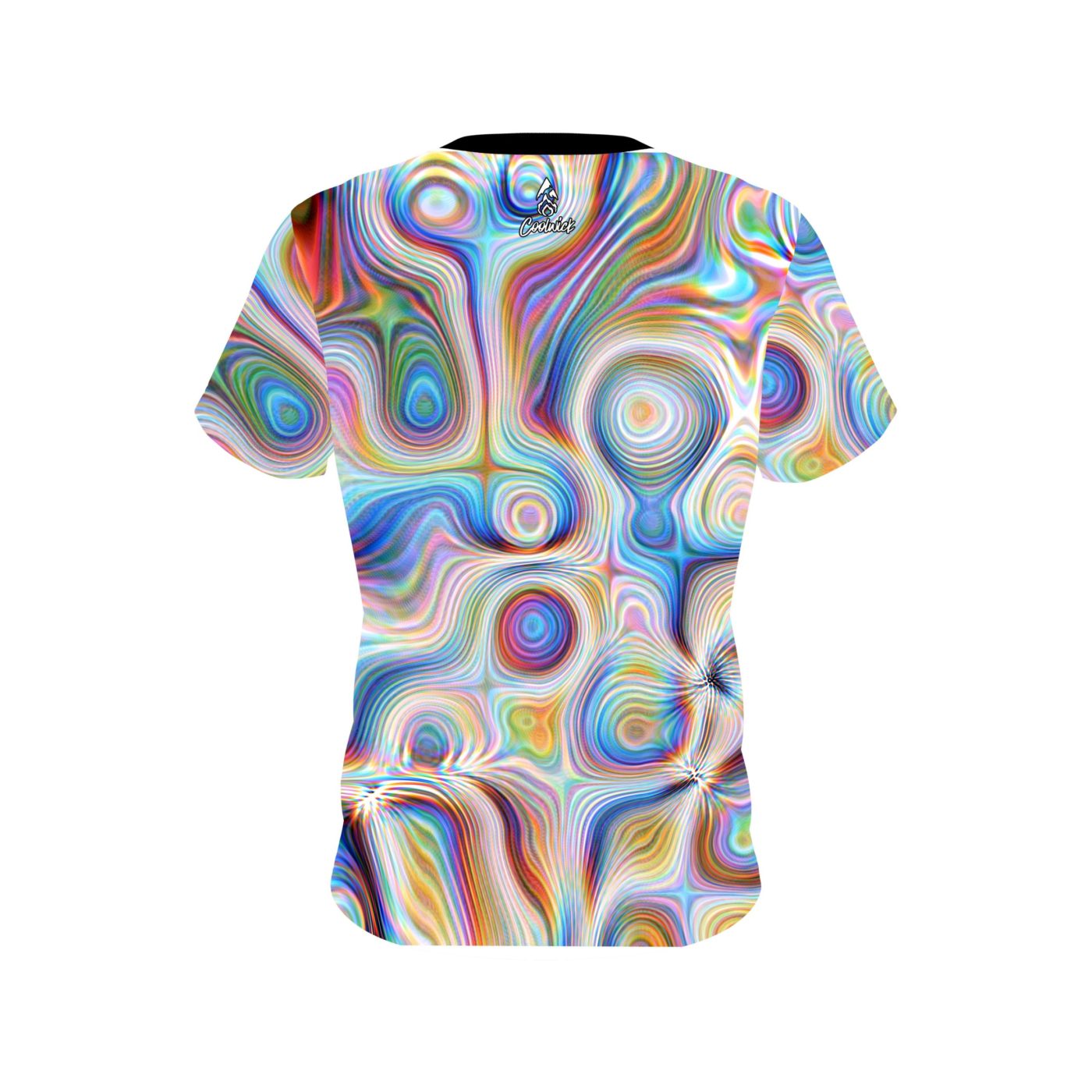 Plain Rainbow Hallucinate Semi-Custom CoolWick Bowling Jersey - Image 2