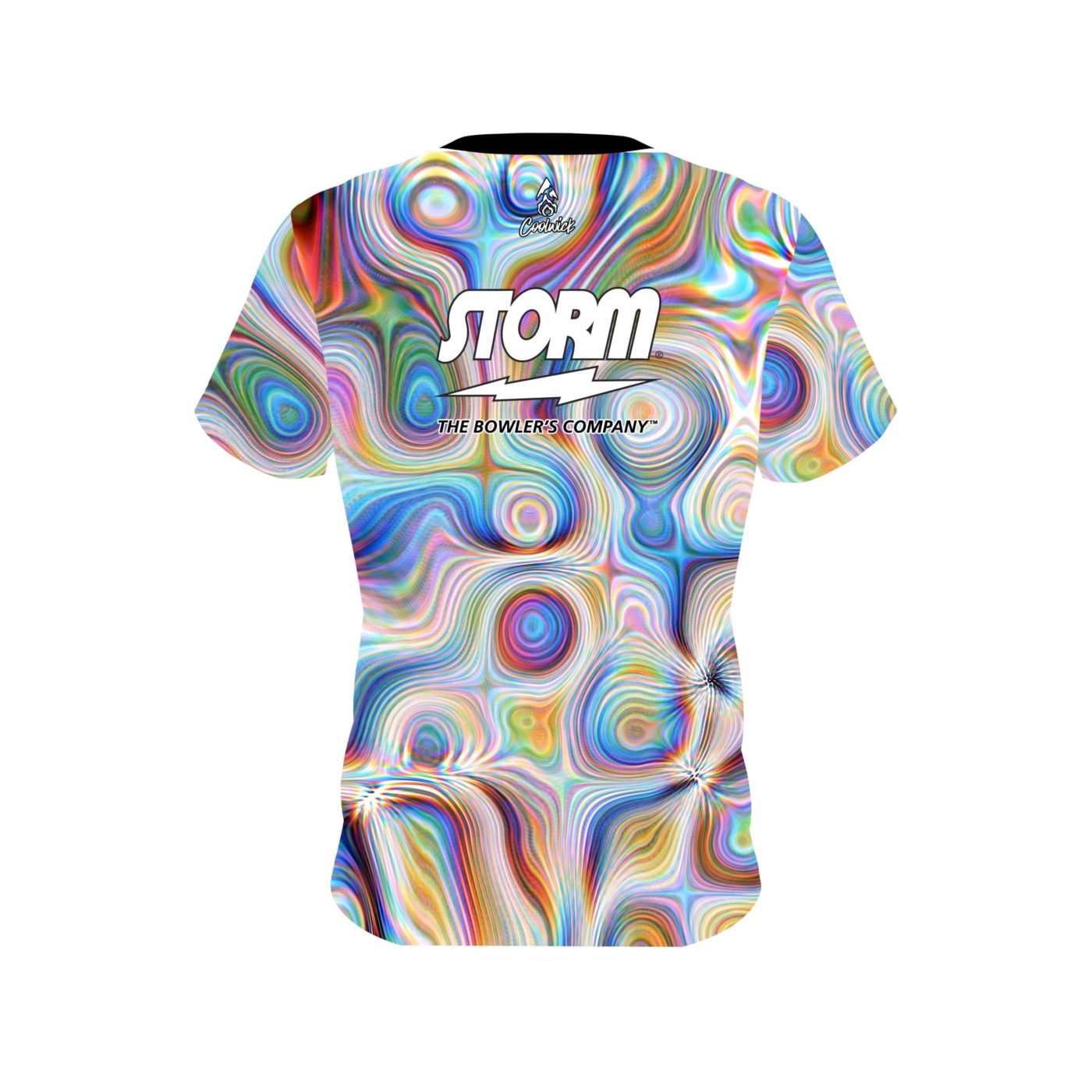 Storm Rainbow Hallucinate Semi-Custom CoolWick Bowling Jersey - Image 2