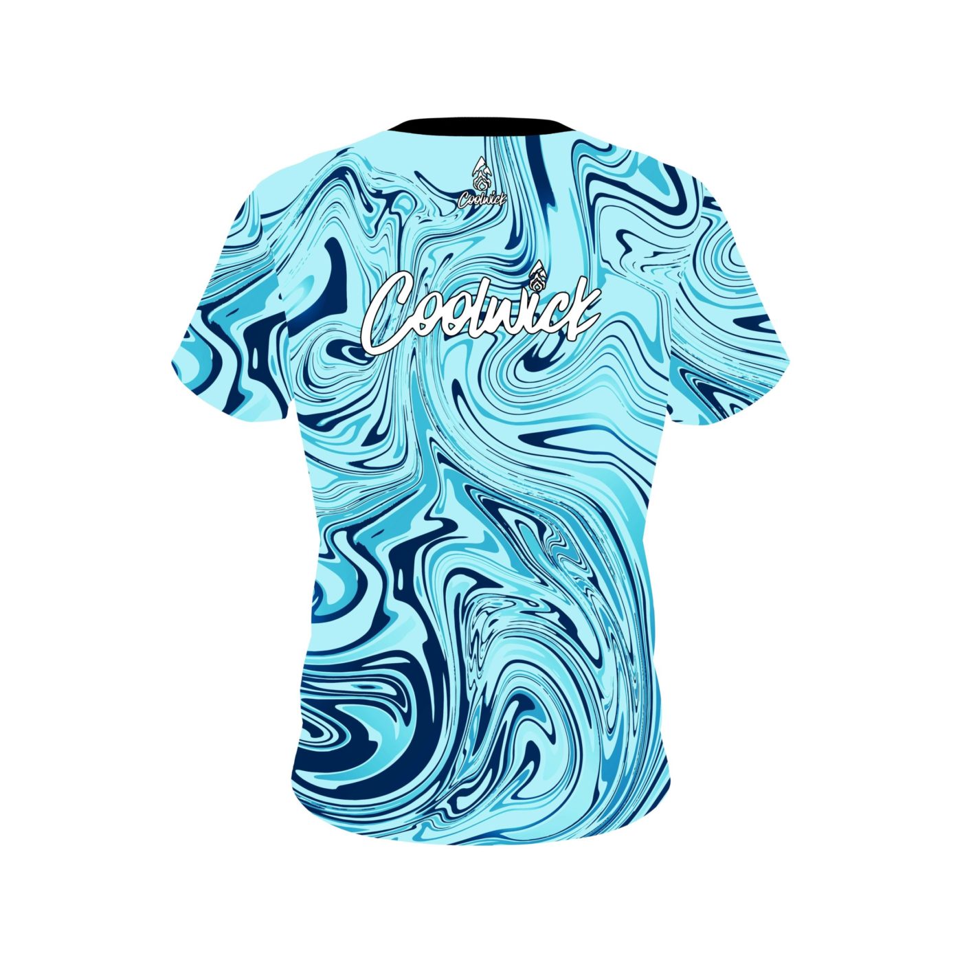 Signature Blue Hallucinate Semi-Custom CoolWick Bowling Jersey - Image 2