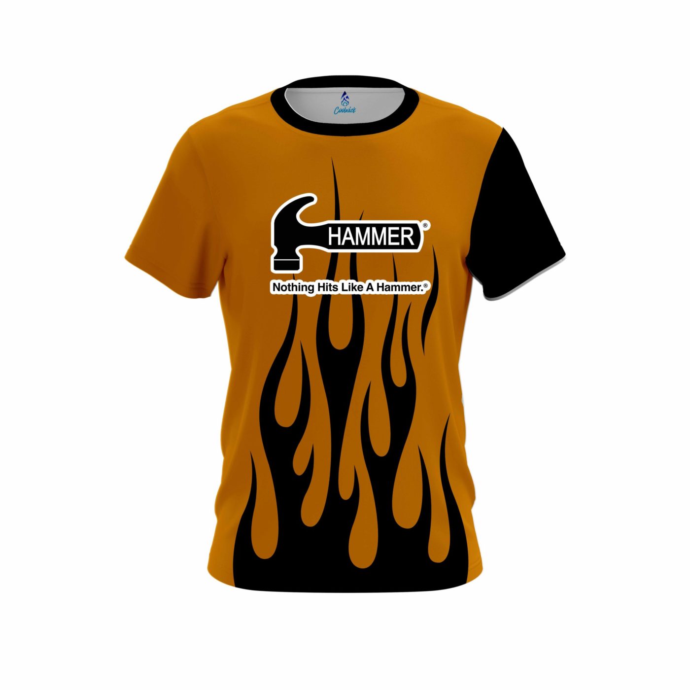 Hammer Rust Flaming Semi-Custom CoolWick Bowling Jersey