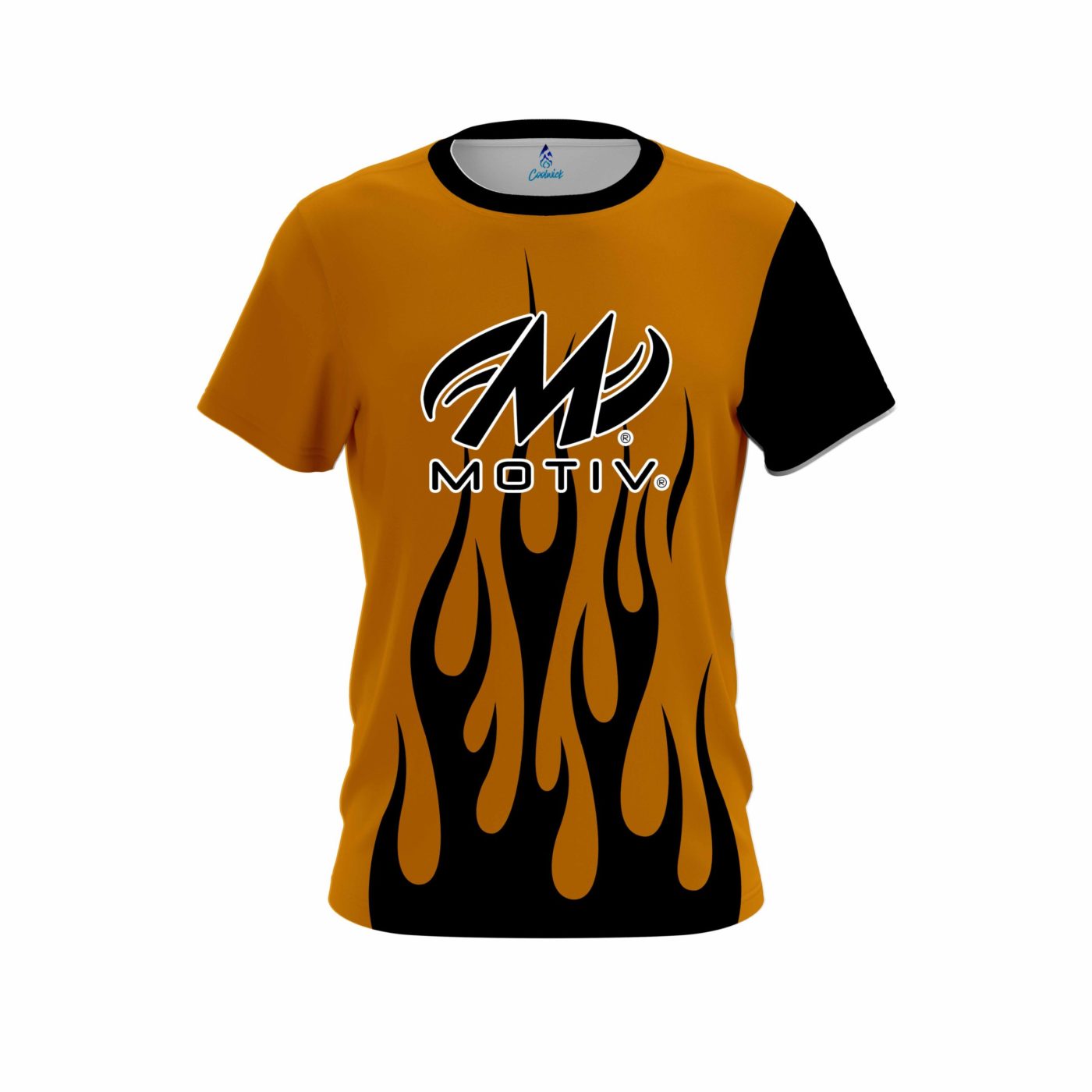 Motiv Rust Flaming Semi-Custom CoolWick Bowling Jersey