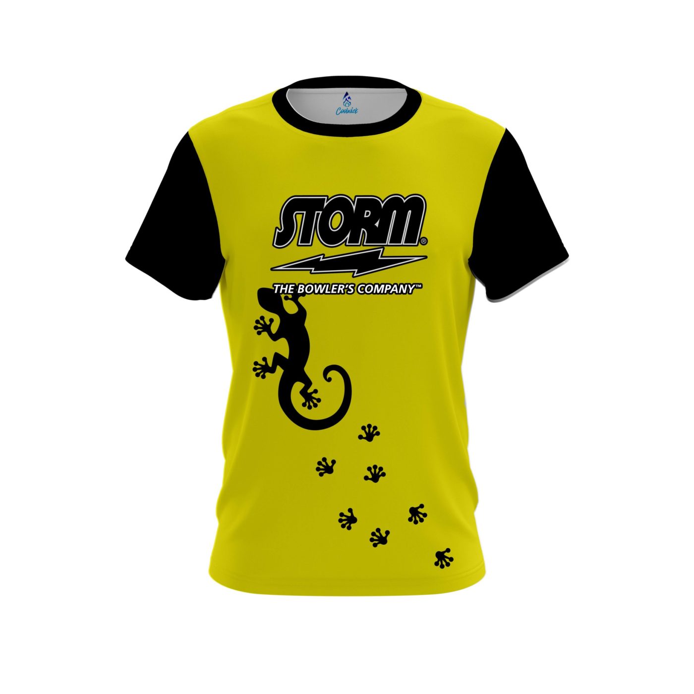 Storm Yellow Gecko CoolWick Bowling Jersey