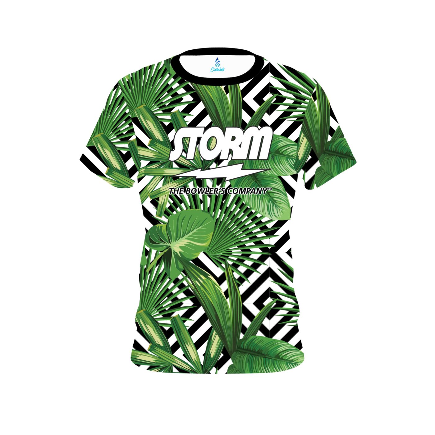 Storm Geometric Jungle Semi-Custom CoolWick Bowling Jersey