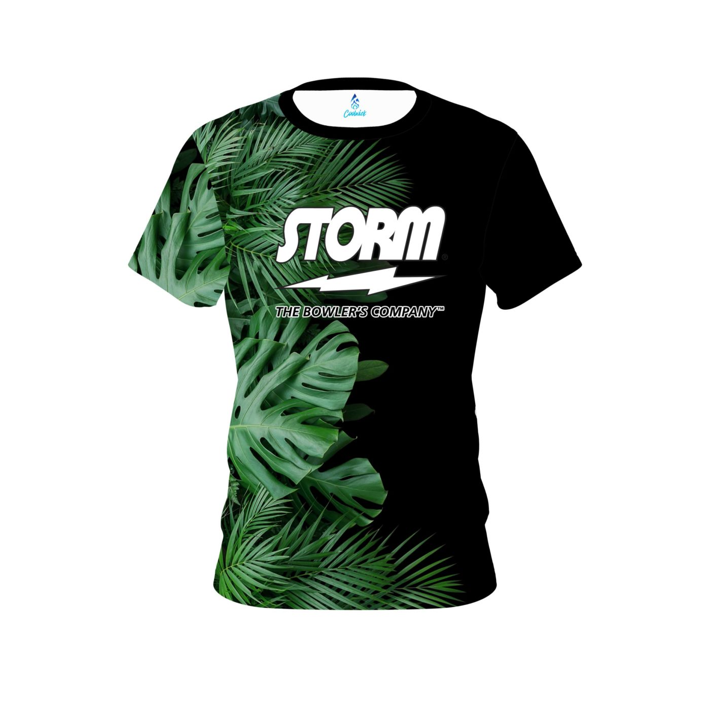Storm Jungle Leaves Semi-Custom CoolWick Bowling Jersey