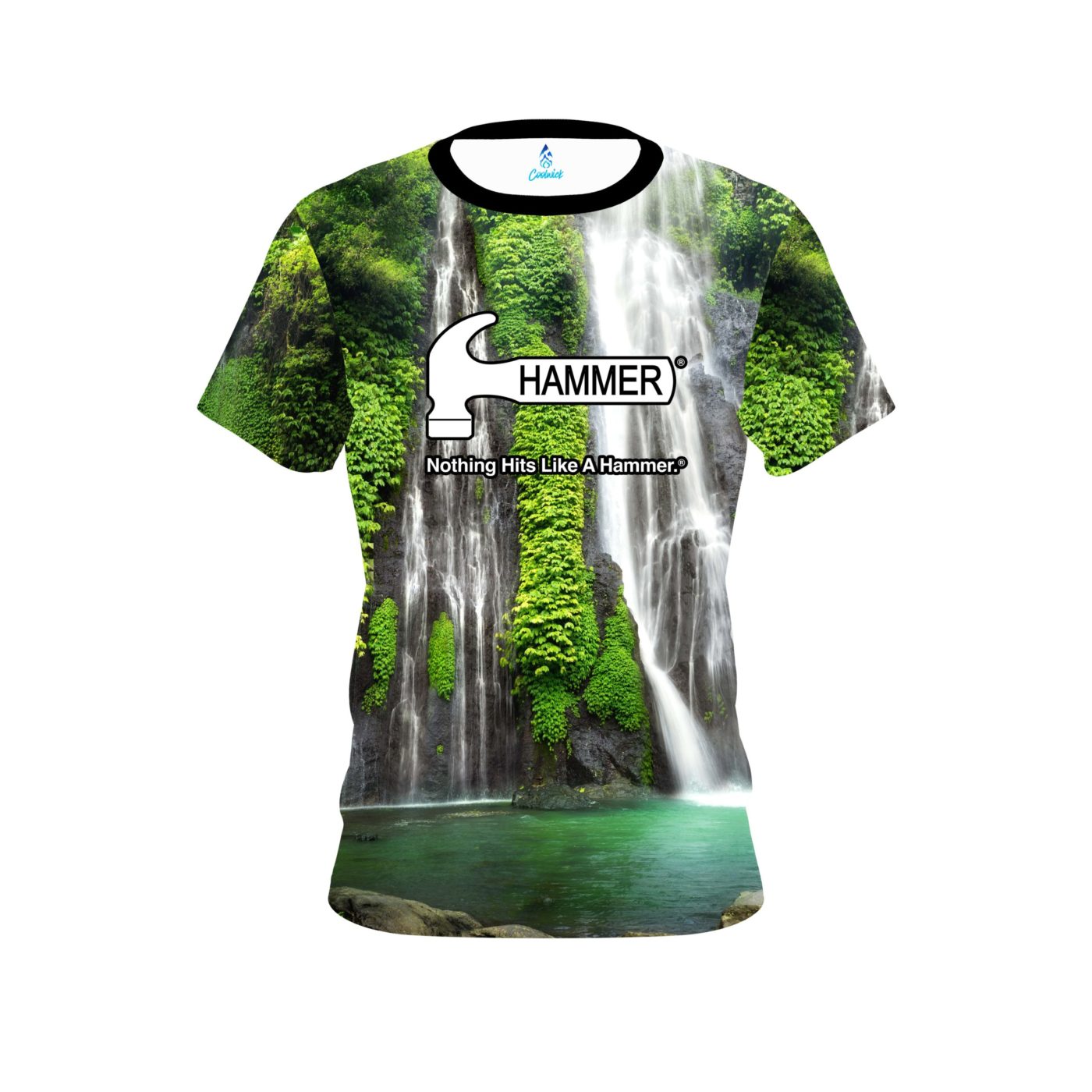 Hammer Jungle Waterfall Semi-Custom CoolWick Bowling Jersey