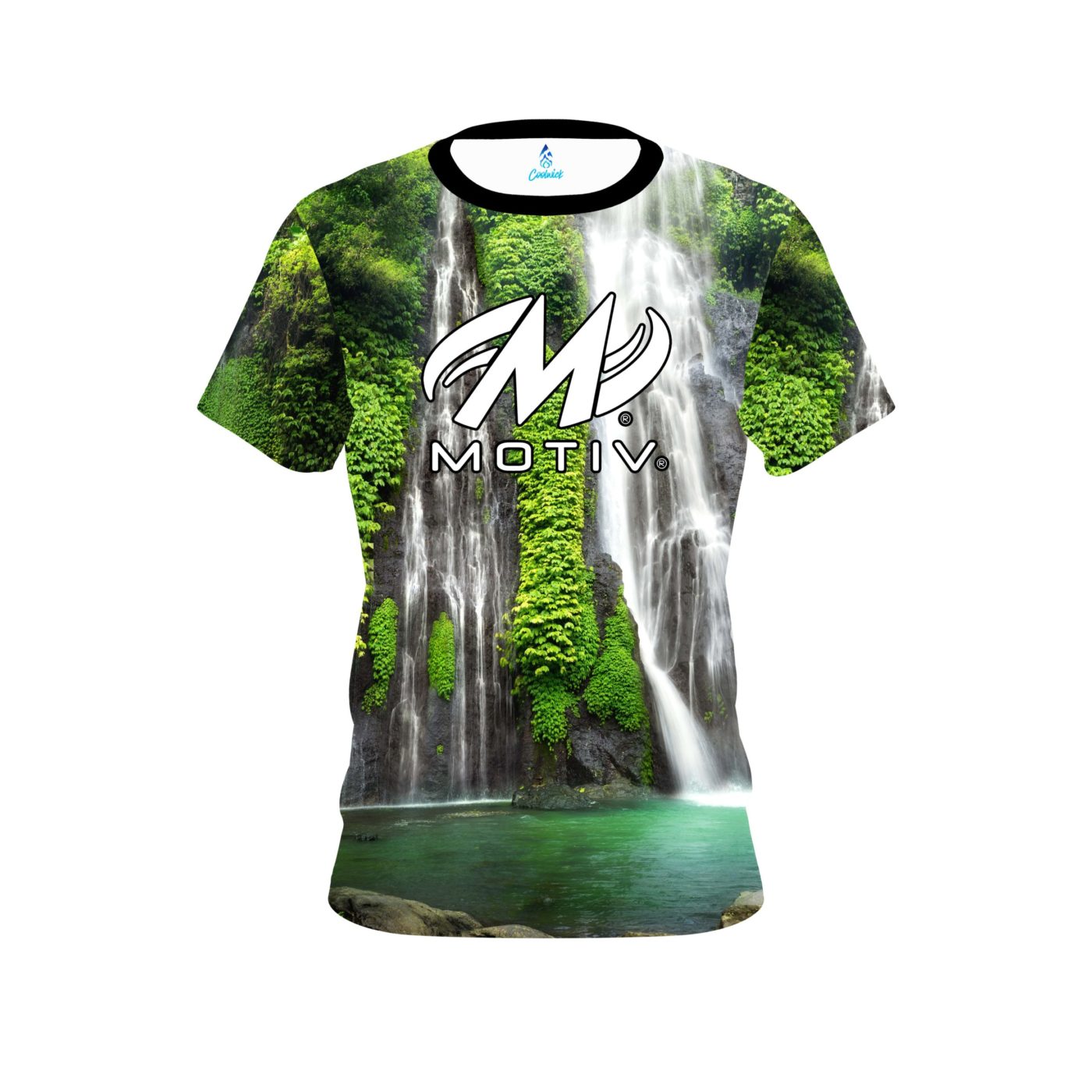 Motiv Jungle Waterfall Semi-Custom CoolWick Bowling Jersey
