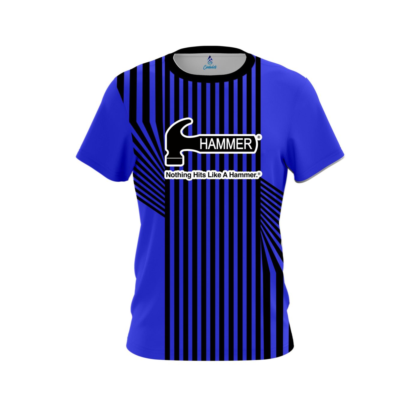 Hammer Blue Slain Semi-Custom CoolWick Bowling Jersey