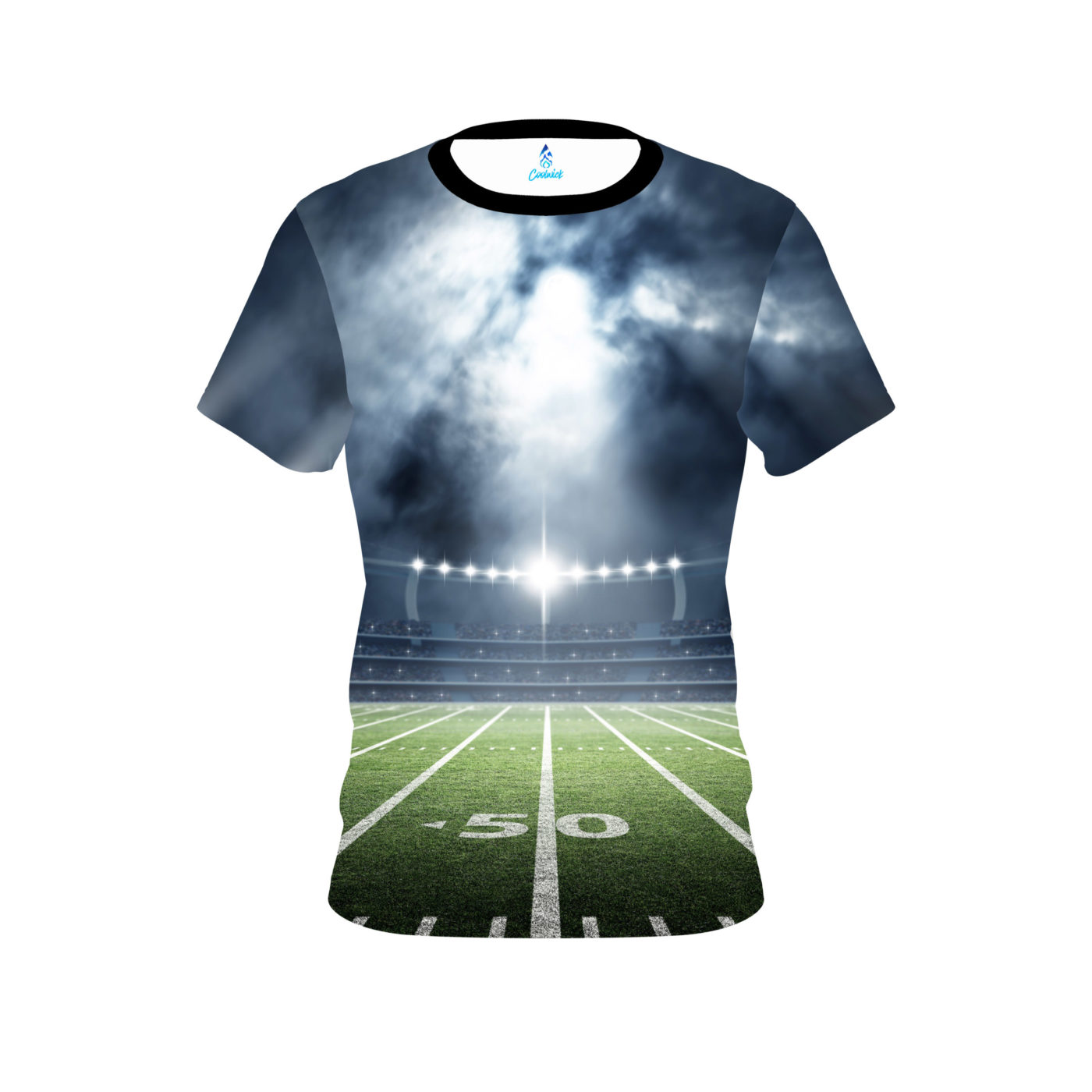 Plain 50 Yard Line Semi-Custom CoolWick Bowling Jersey