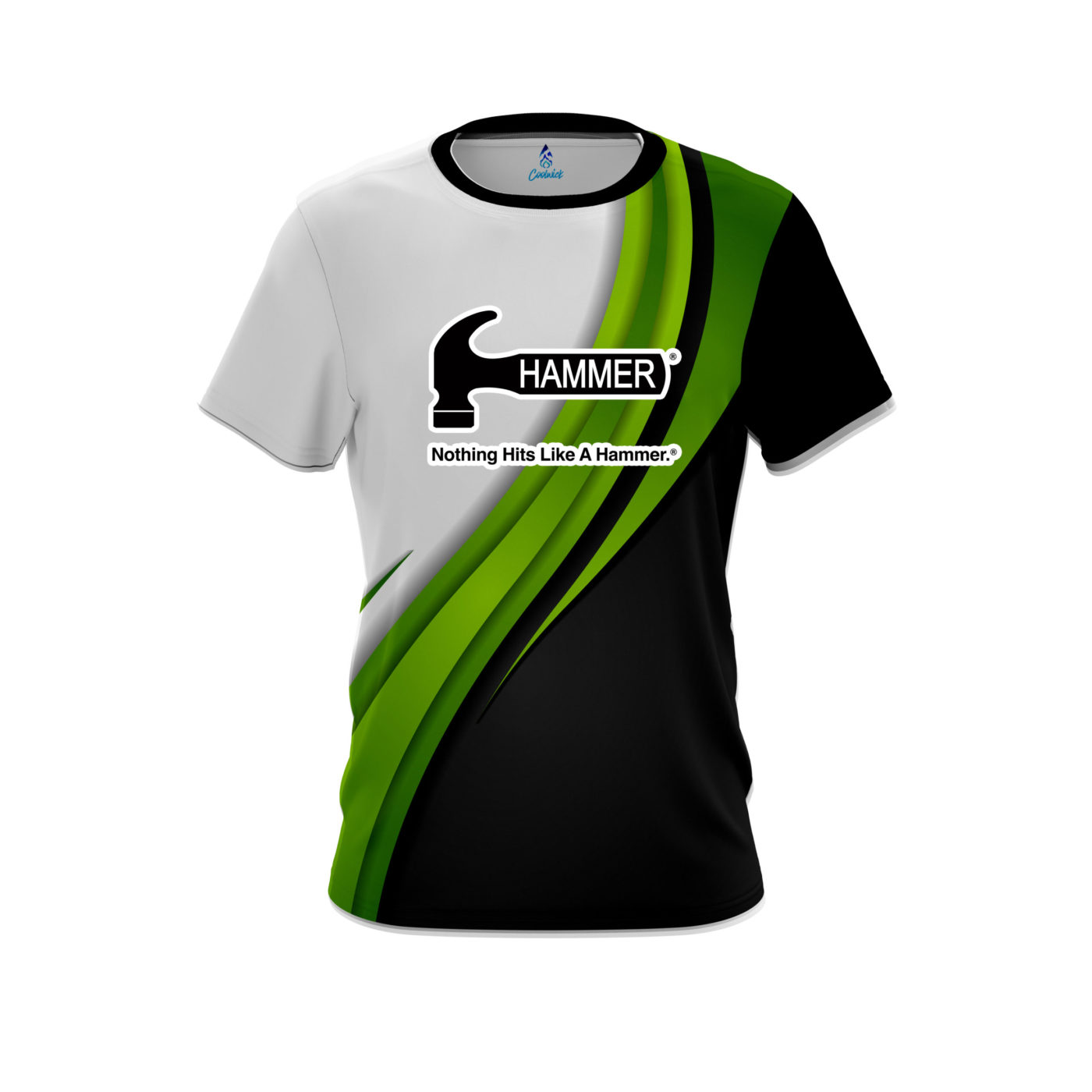 Hammer Green Flutter Semi-Custom CoolWick Bowling Jersey