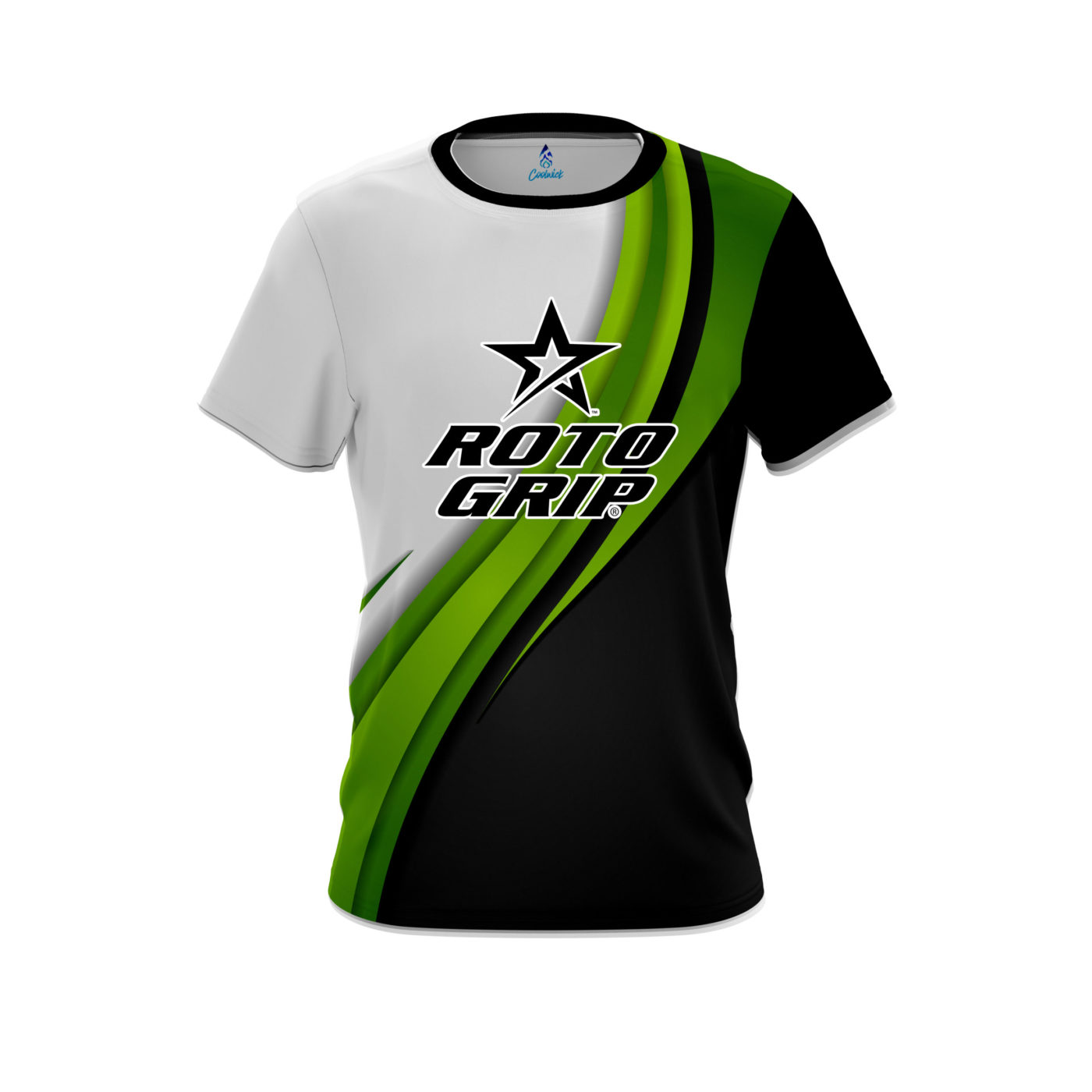 Roto Grip Green Flutter CoolWick Bowling Jersey