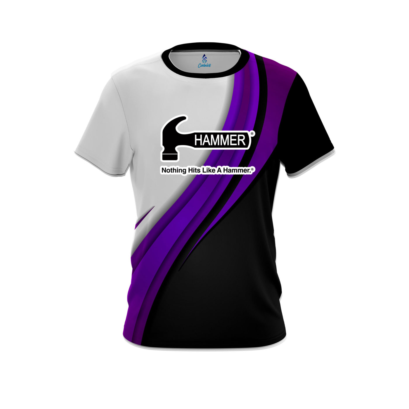 Hammer Purple Flutter Semi-Custom CoolWick Bowling Jersey