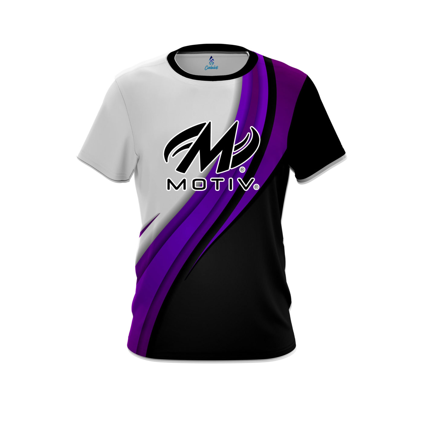 Motiv Purple Flutter CoolWick Bowling Jersey