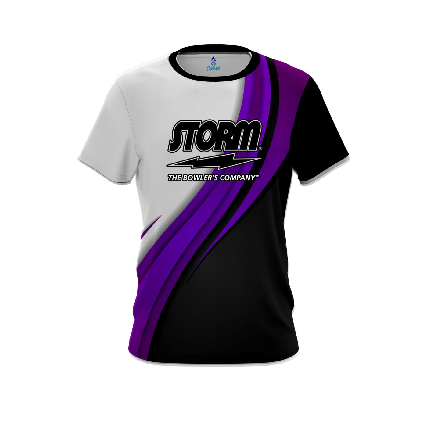Storm Purple Flutter Semi-Custom CoolWick Bowling Jersey