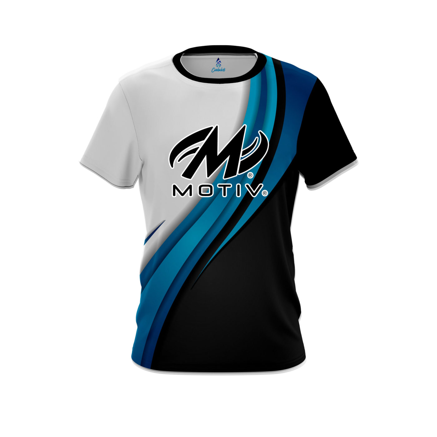 Motiv Blue Flutter Semi-Custom CoolWick Bowling Jersey