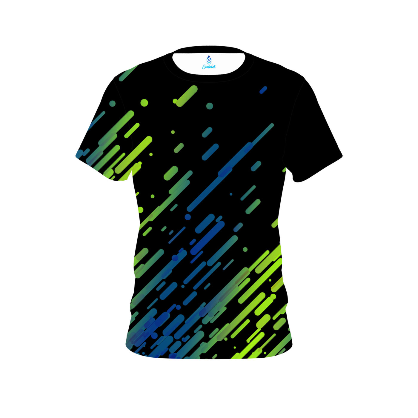 Plain Modern Stripe Semi-Custom CoolWick Bowling Jersey