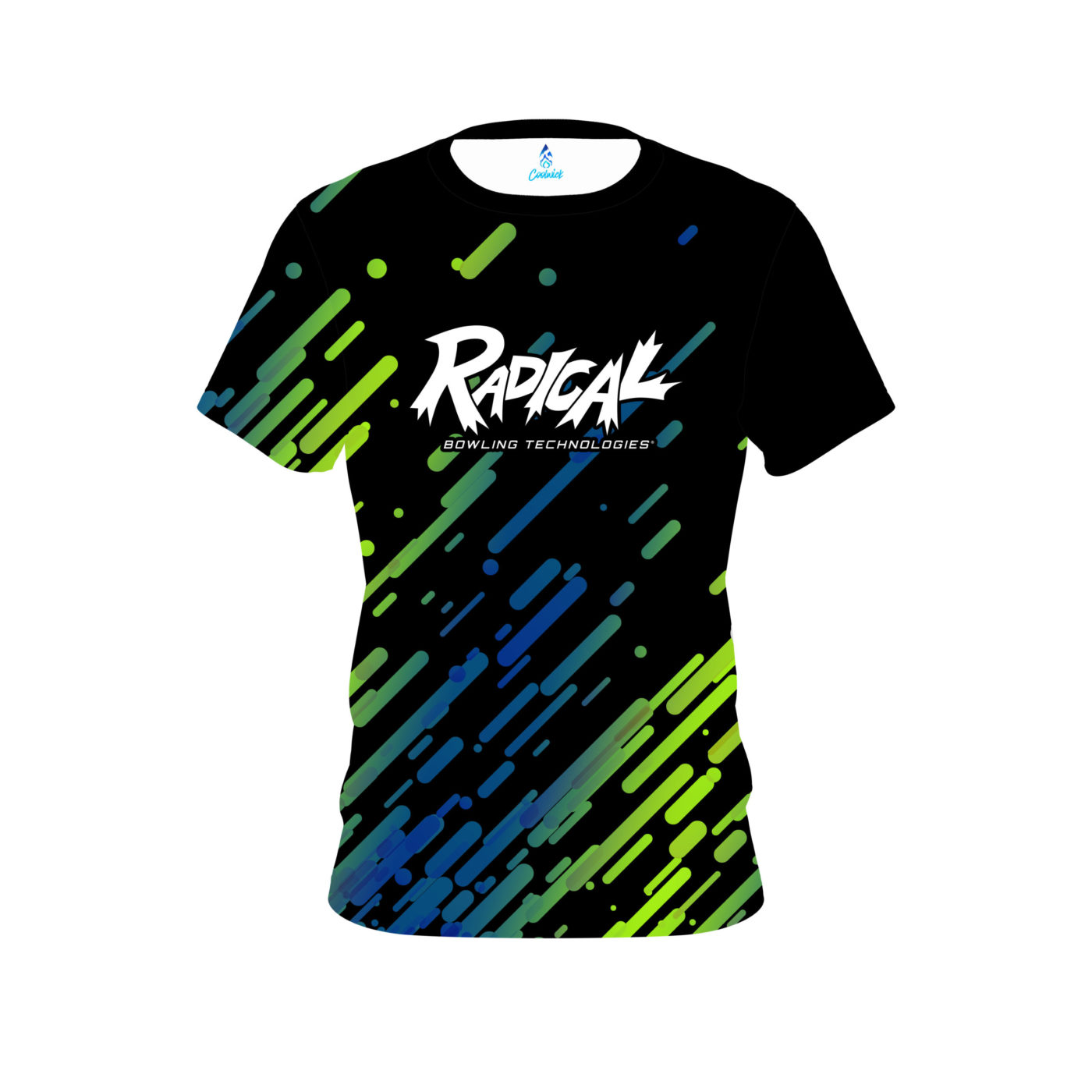 Radical Modern Stripe Semi-Custom CoolWick Bowling Jersey