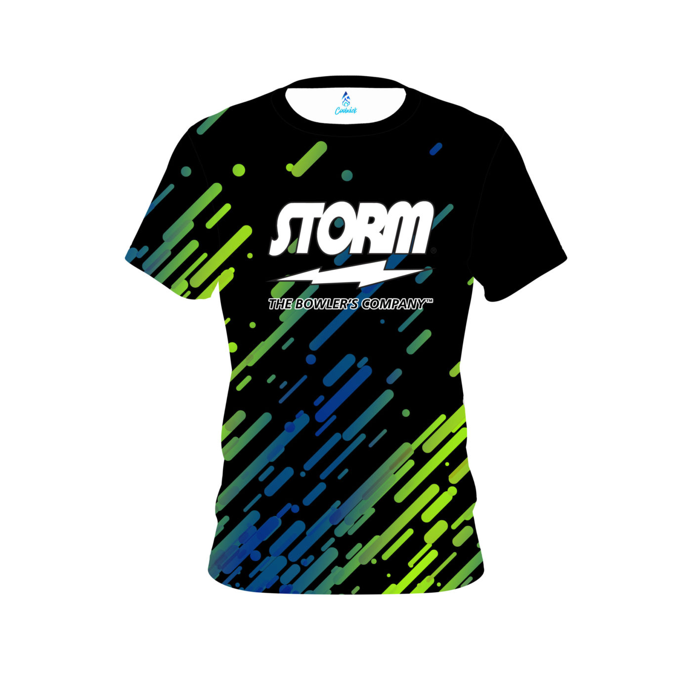 Storm Modern Stripe Semi-Custom CoolWick Bowling Jersey