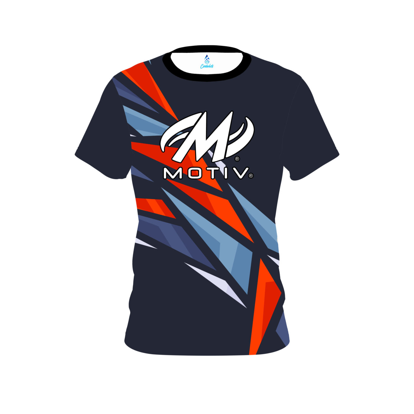 Motiv Navy Sport Semi-Custom CoolWick Bowling Jersey