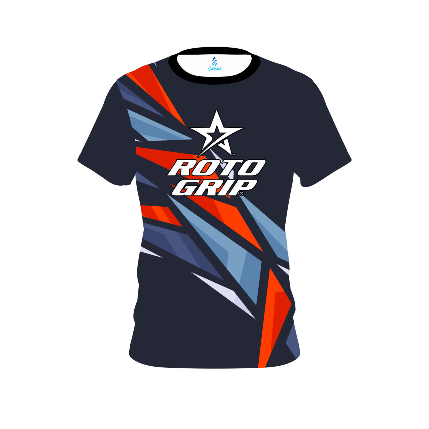Roto Grip Navy Sport Grungey CoolWick Bowling Jersey