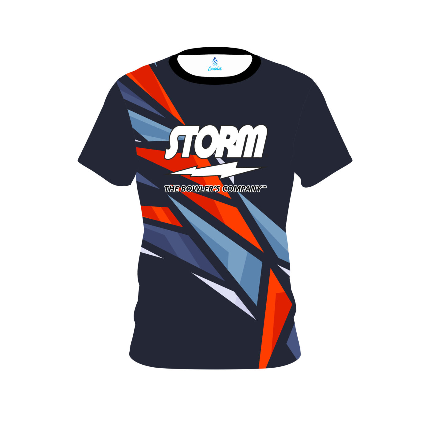 Storm Navy Sport Semi-Custom CoolWick Bowling Jersey