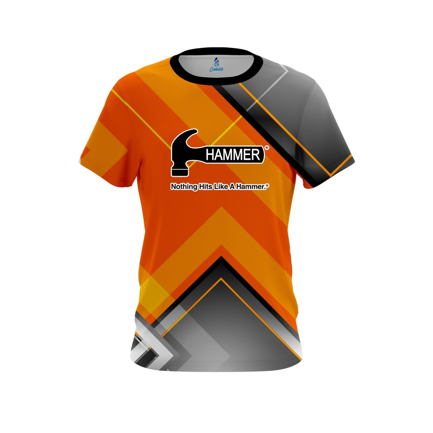 Hammer Orange Veneer Semi-Custom CoolWick Bowling Jersey