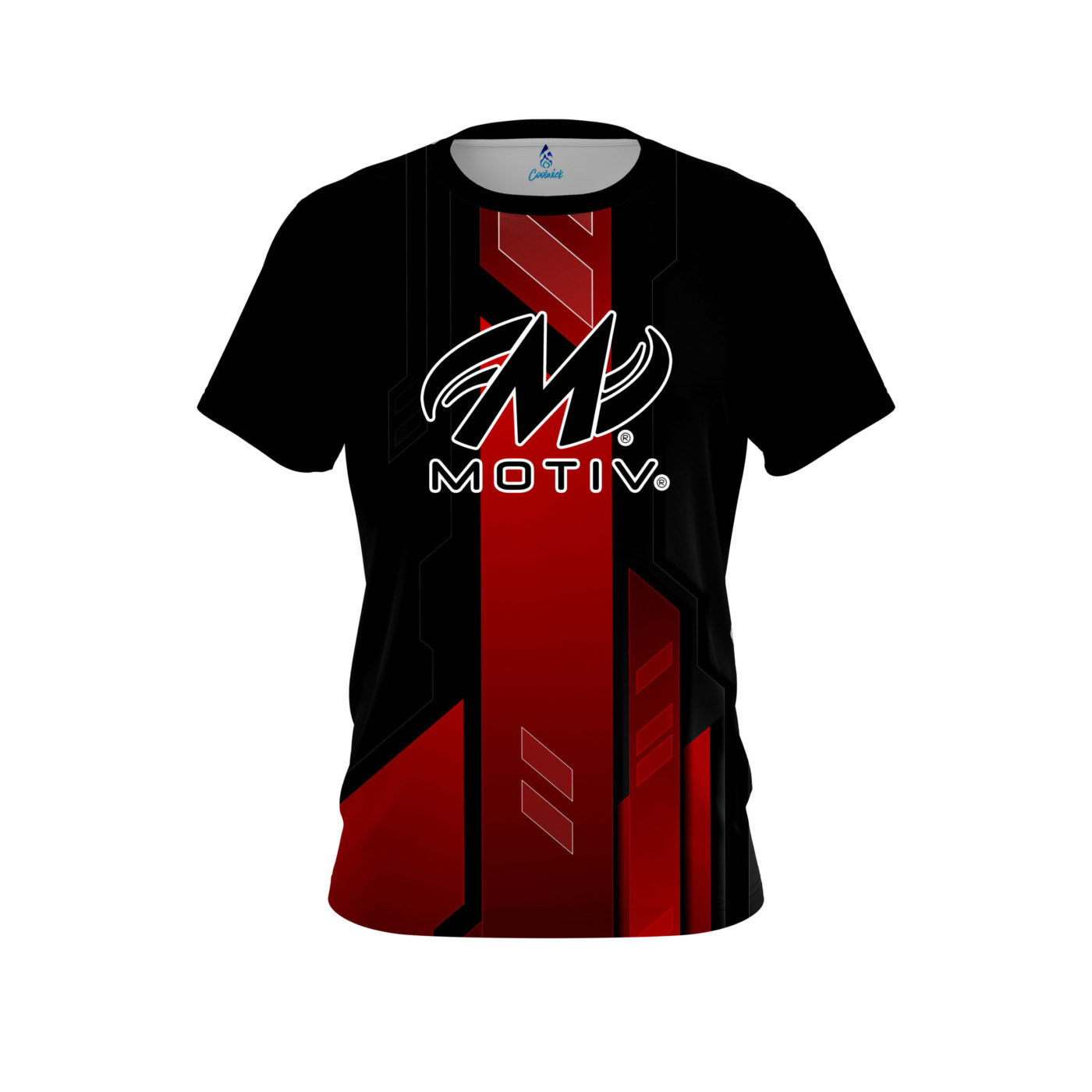Motiv Red Underscore Semi-Custom CoolWick Bowling Jersey