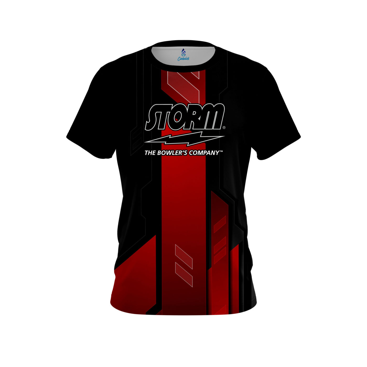 Storm Red Underscore Semi-Custom CoolWick Bowling Jersey