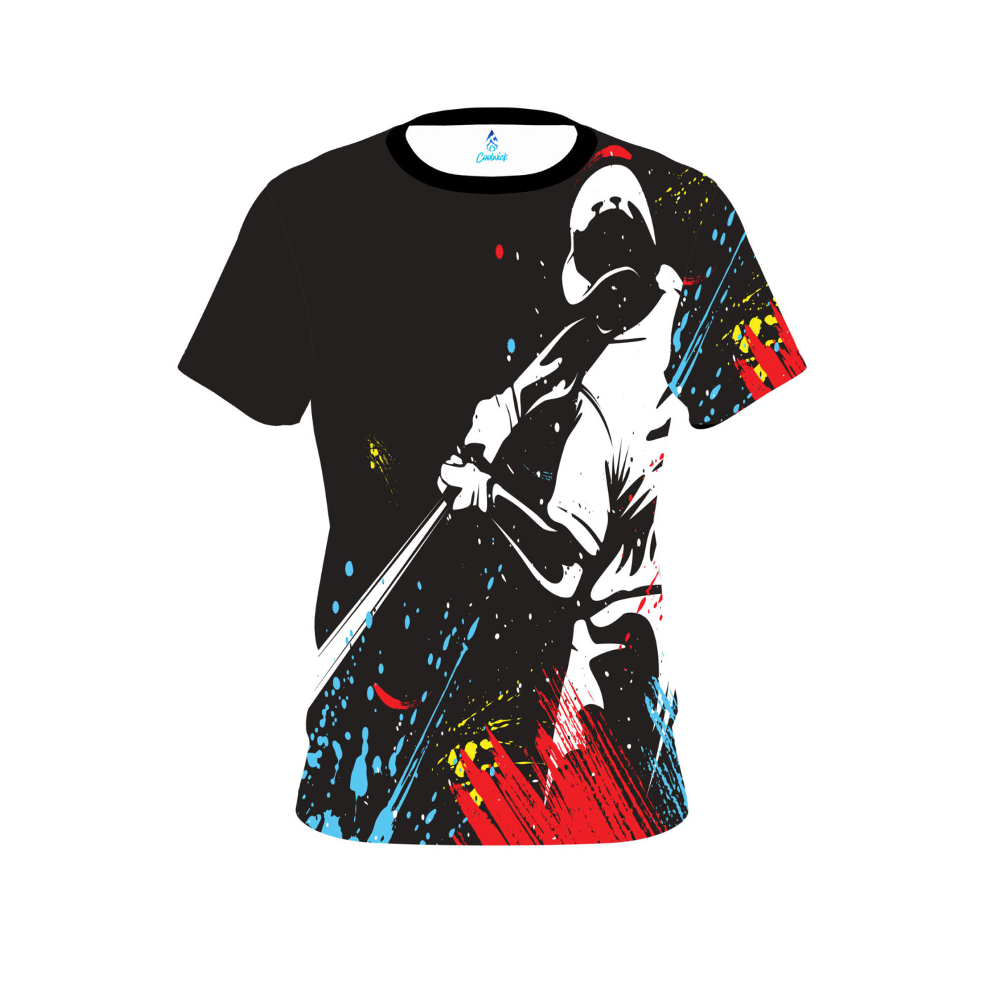 Plain Strike Out Semi-Custom CoolWick Bowling Jersey