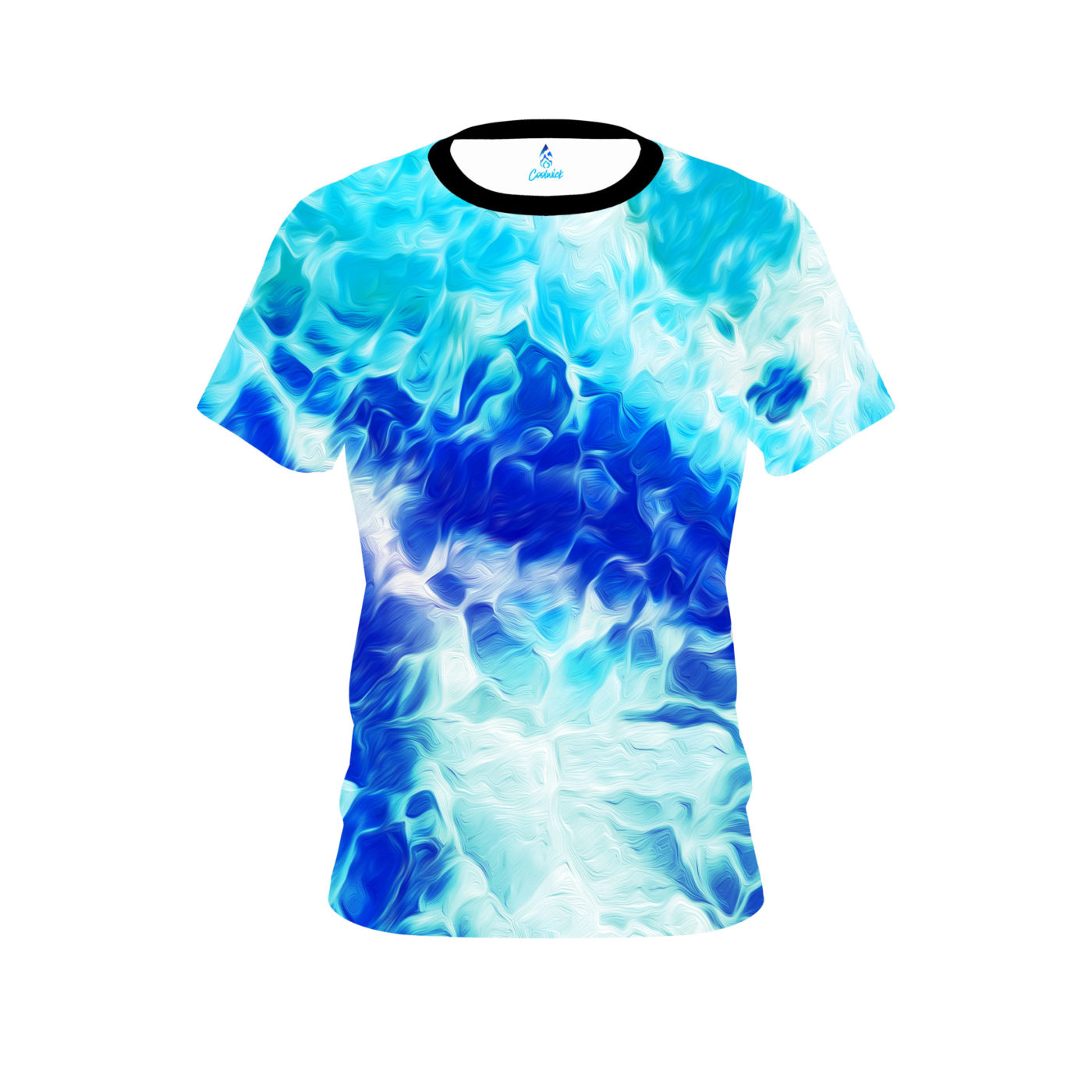 Plain Wavey Onyx Semi-Custom CoolWick Bowling Jersey