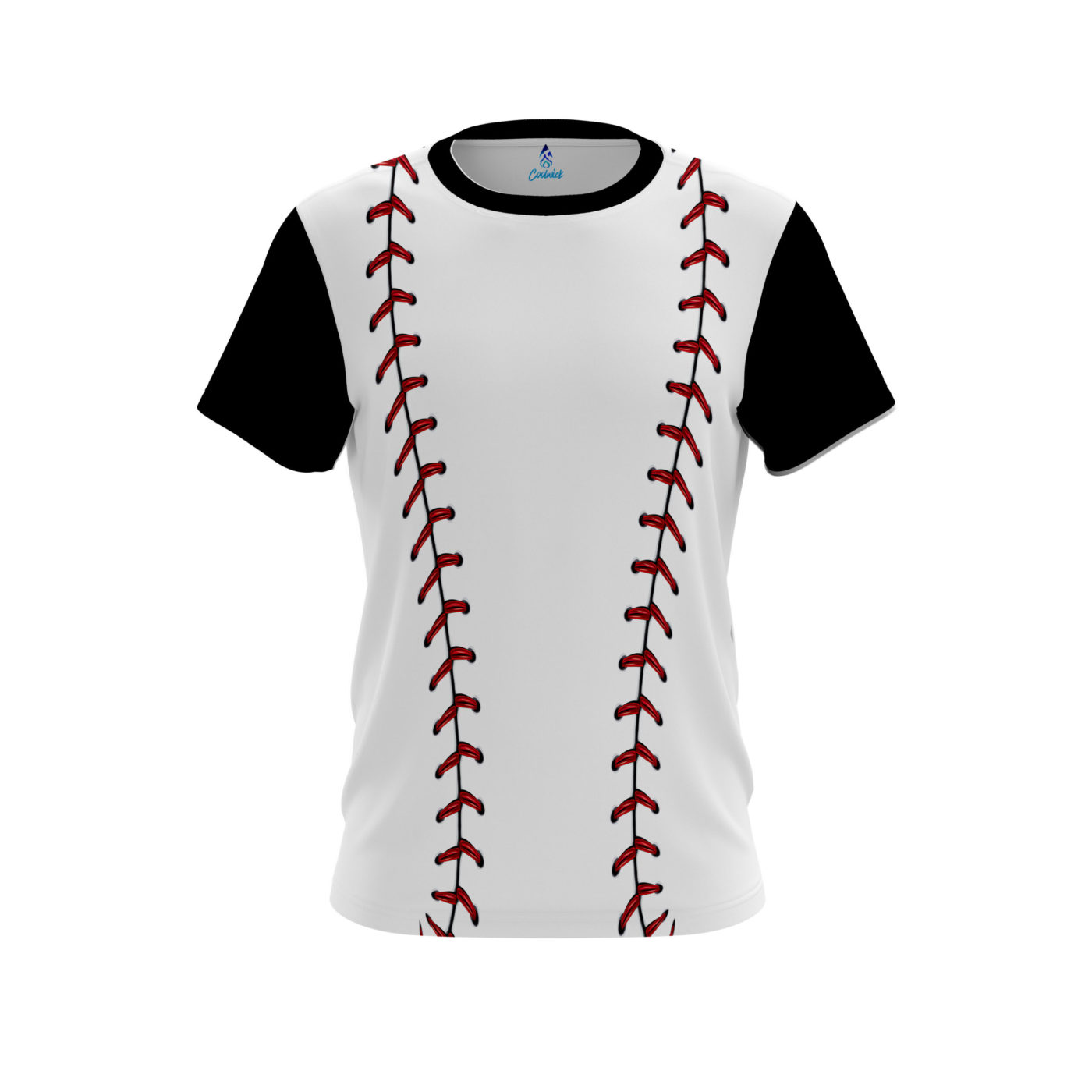 Plain Baseball Laces Semi-Custom CoolWick Bowling Jersey