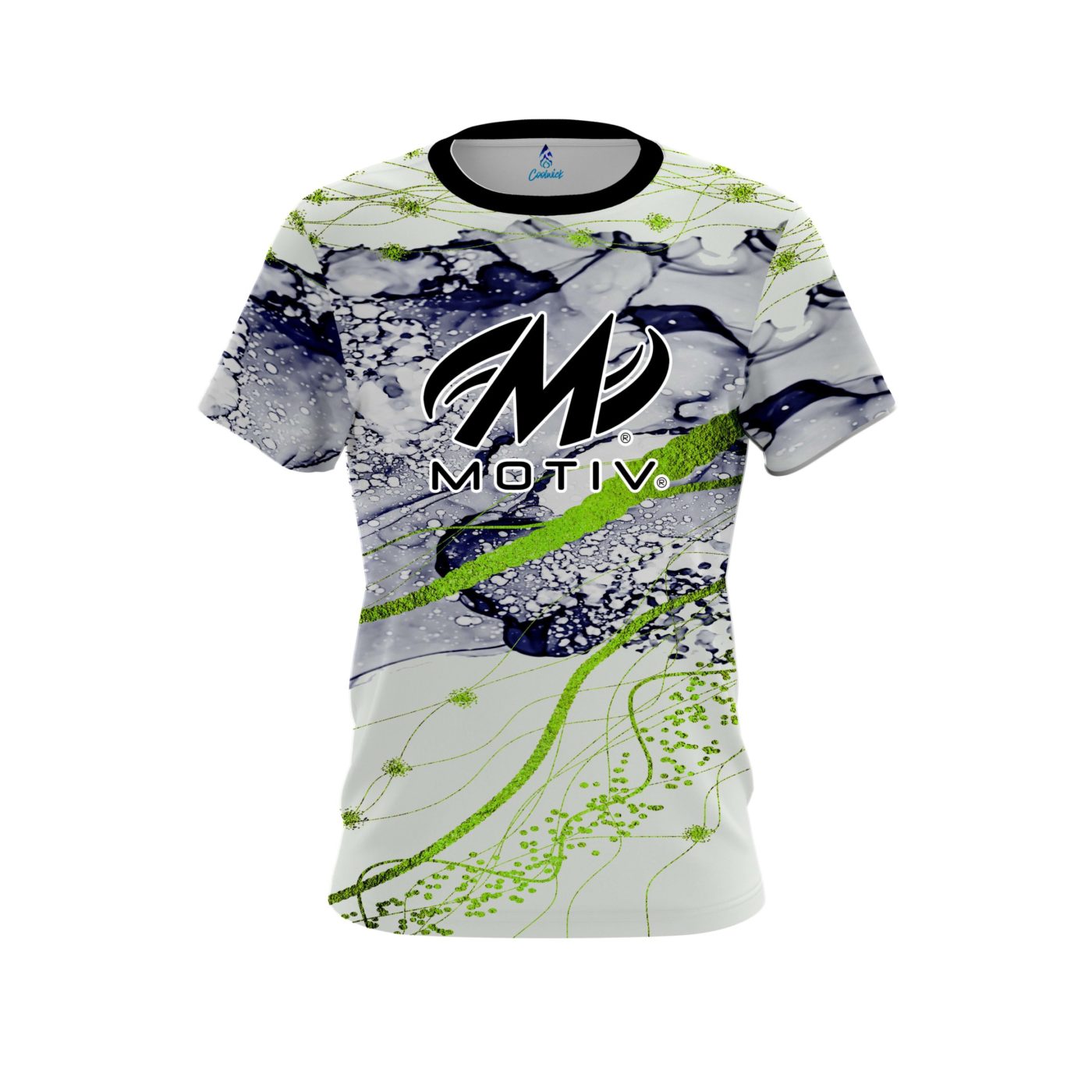 Motiv Lime Green Granite CoolWick Bowling Jersey