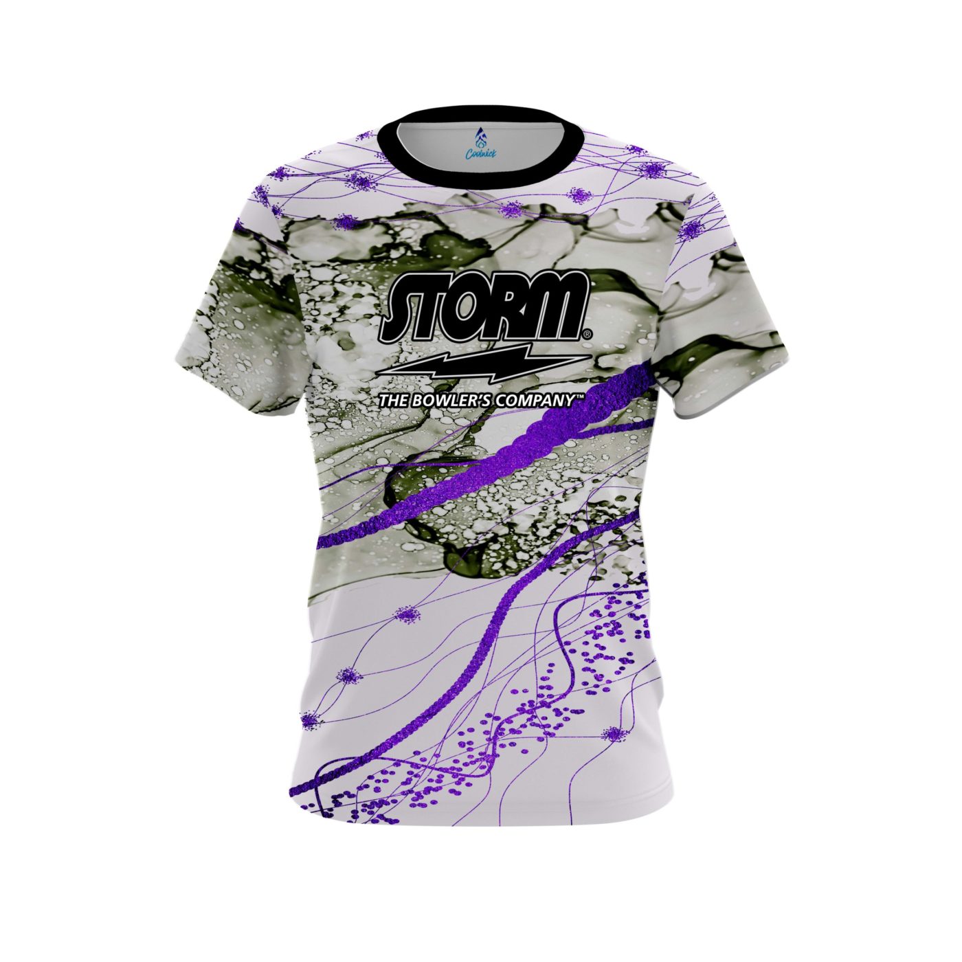 Storm Purple Granite Semi-Custom CoolWick Bowling Jersey