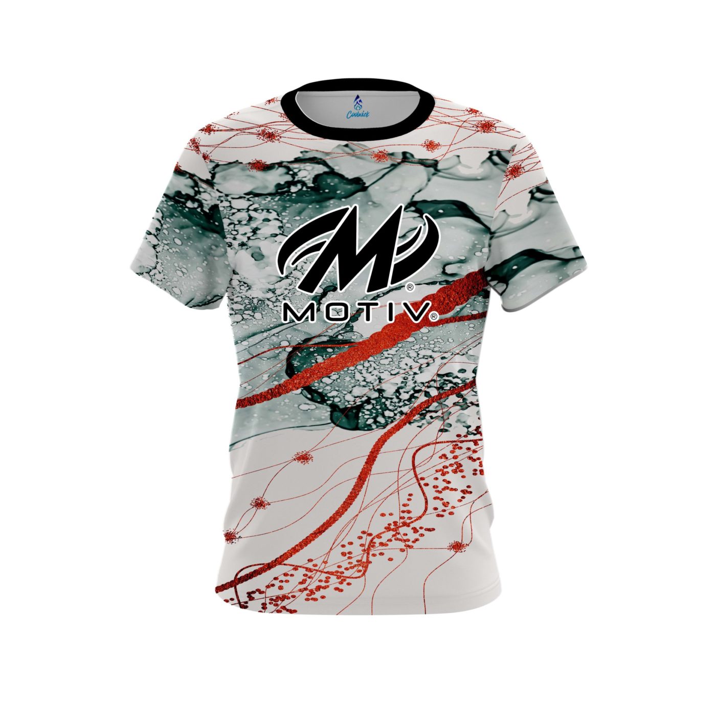 Motiv Red Granite CoolWick Bowling Jersey