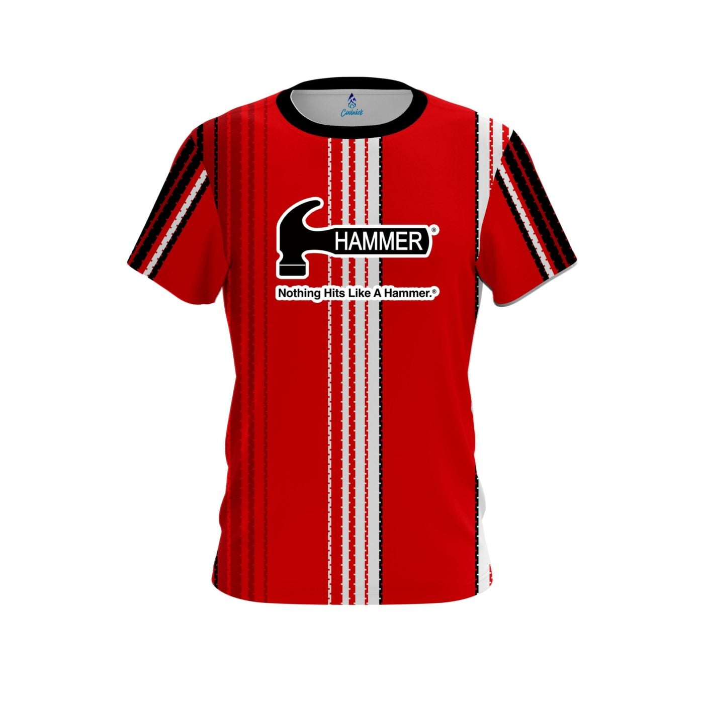 Hammer Red Landslide Semi-Custom CoolWick Bowling Jersey
