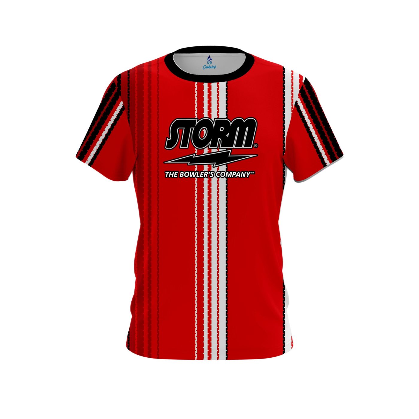 Storm Red Landslide Semi-Custom CoolWick Bowling Jersey