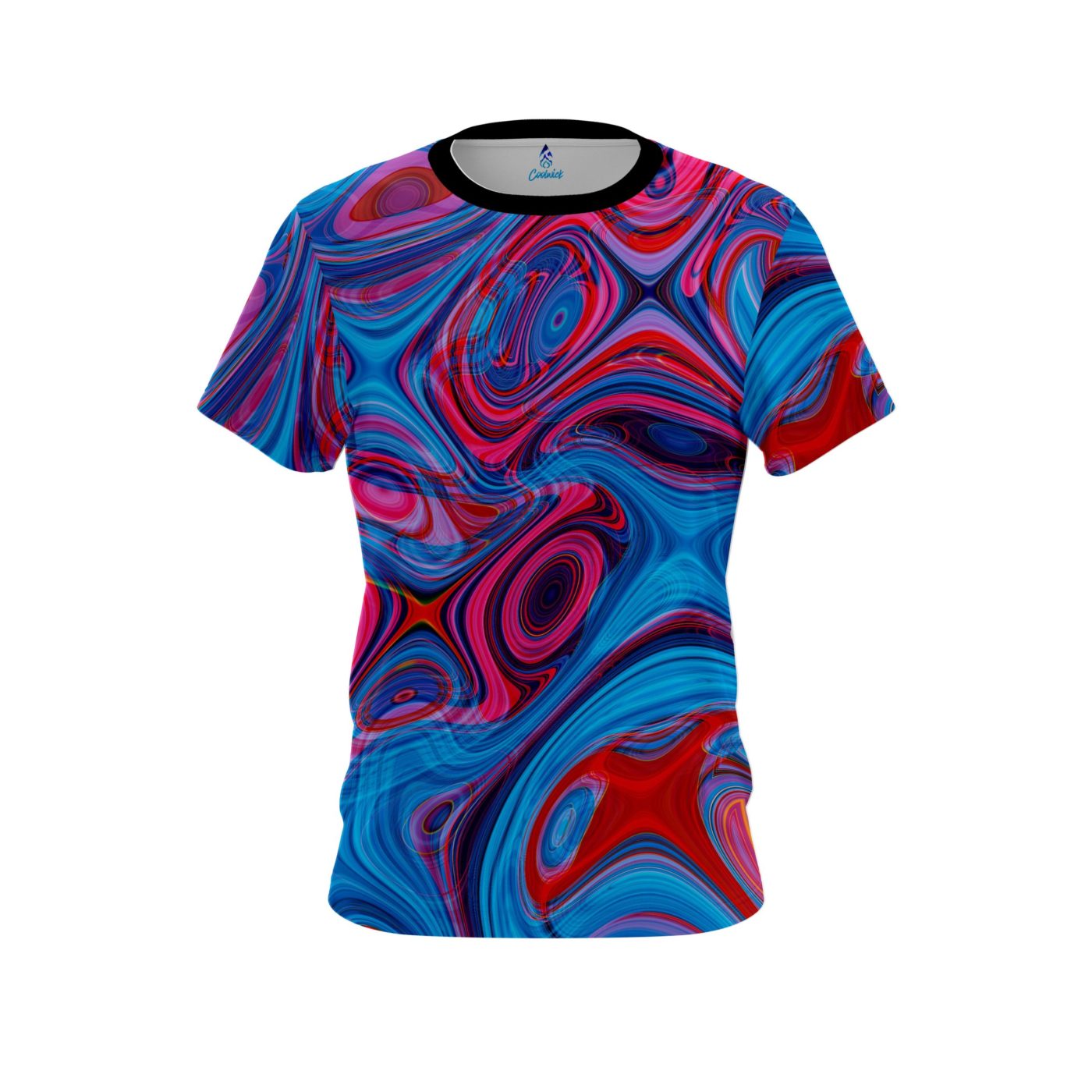 Plain Red Pink Hallucinate CoolWick Bowling Jersey