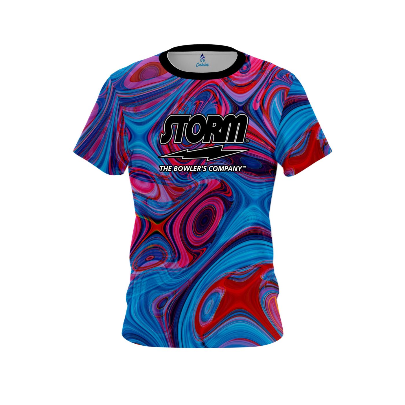 Storm Red Pink Hallucinate CoolWick Bowling Jersey