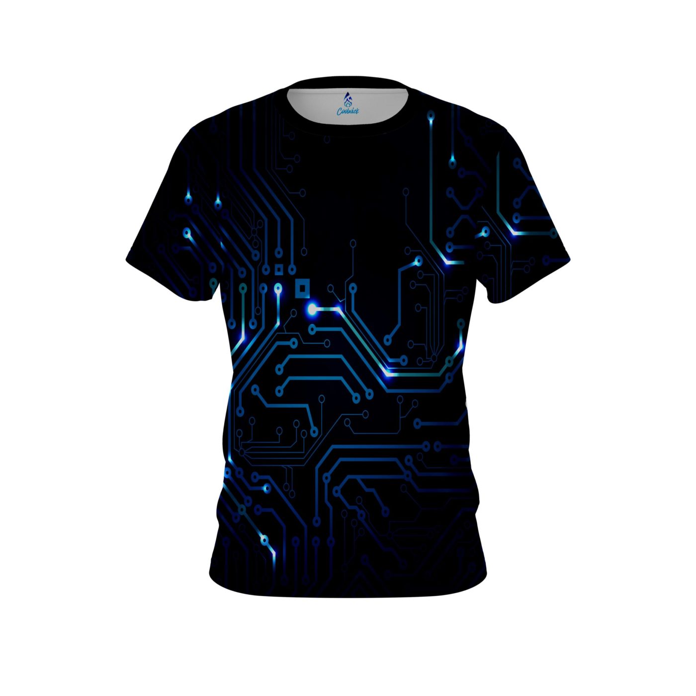 Plain Circuit Semi-Custom CoolWick Bowling Jersey