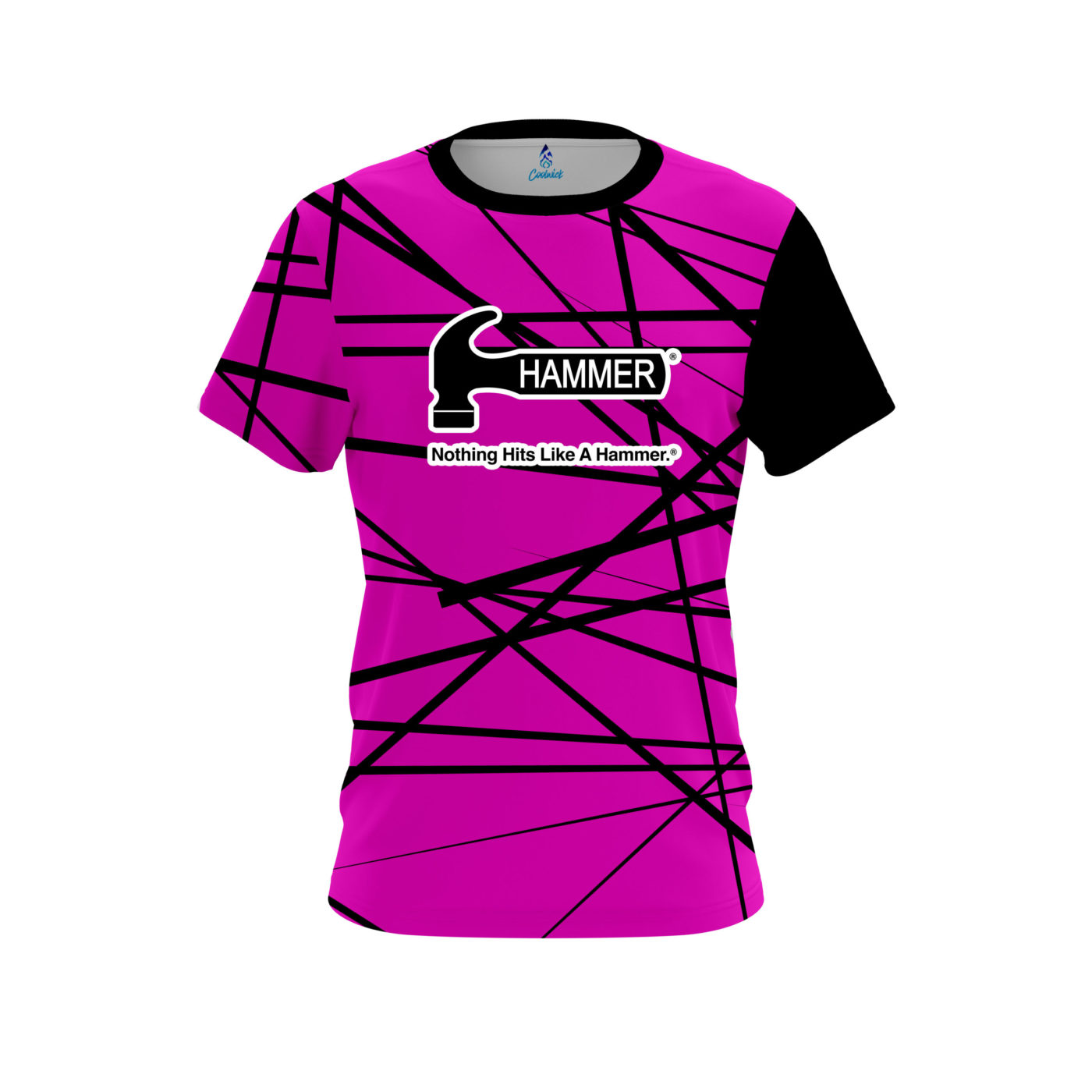 Hammer Distracted Pink CoolWick Bowling Jersey