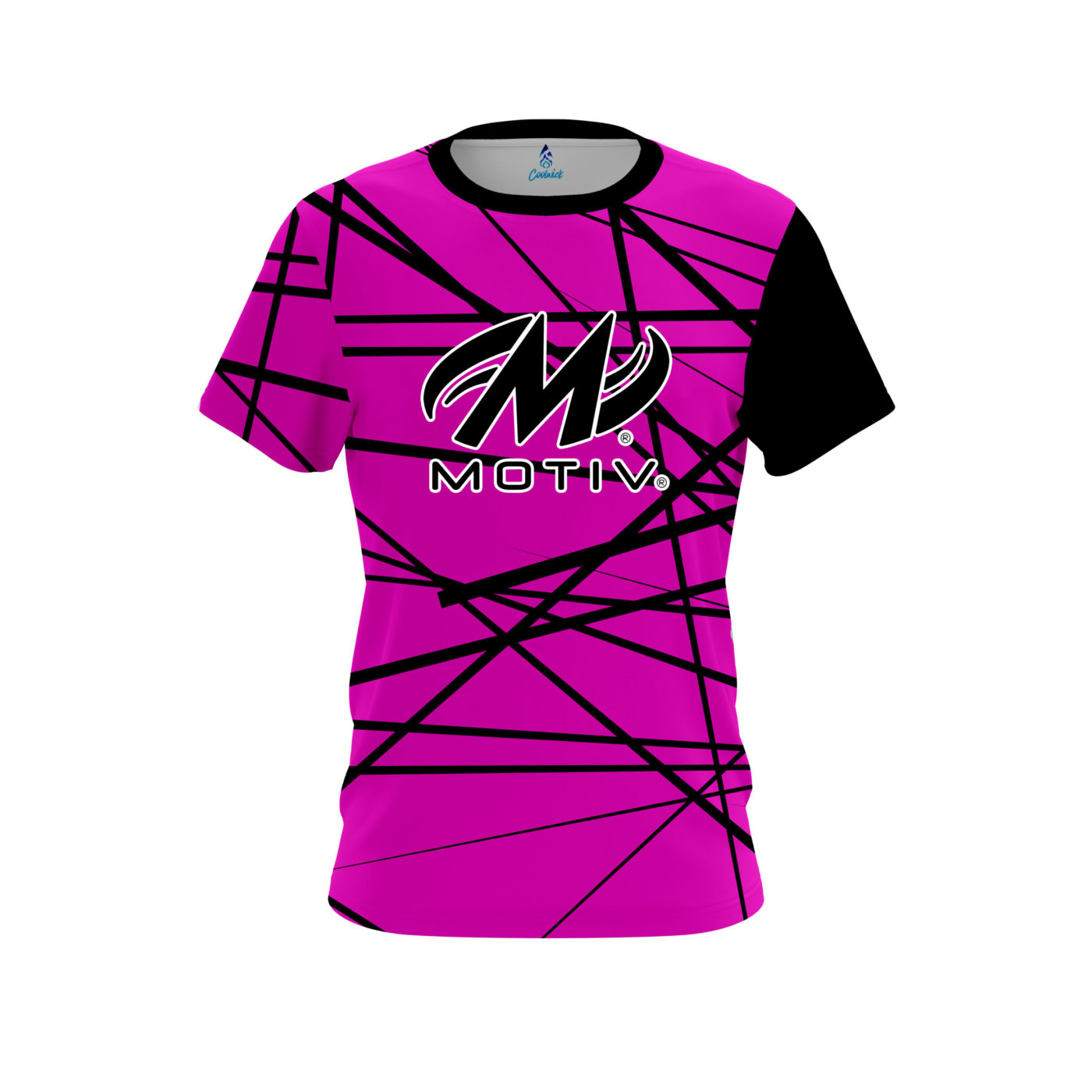 Motiv Distracted Pink CoolWick Bowling Jersey
