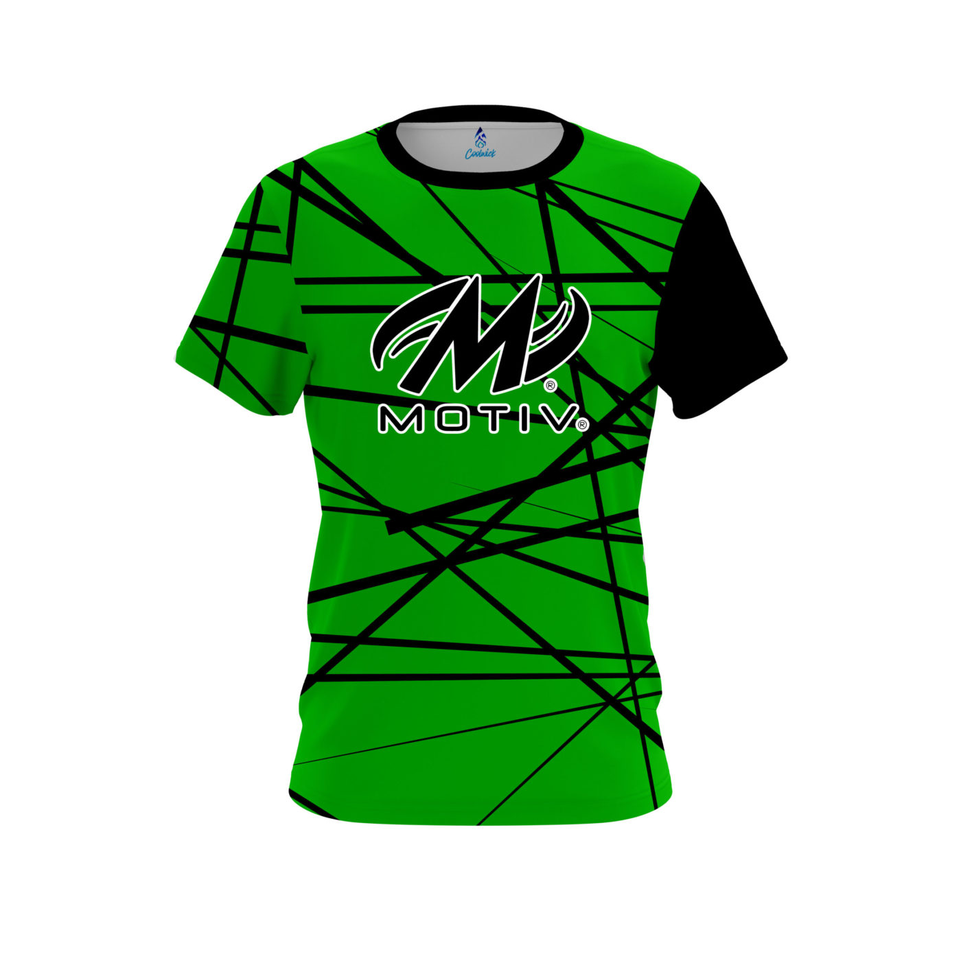 Motiv Distracted Lime Green Semi-Custom CoolWick Bowling Jersey