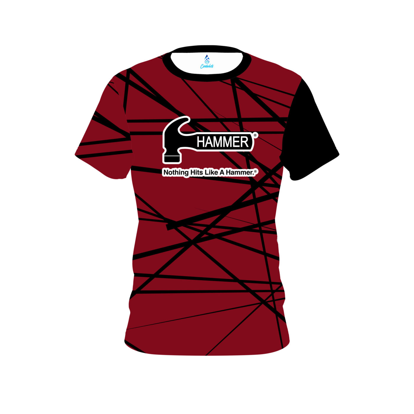 Hammer Distracted Scarlet Semi-Custom CoolWick Bowling Jersey