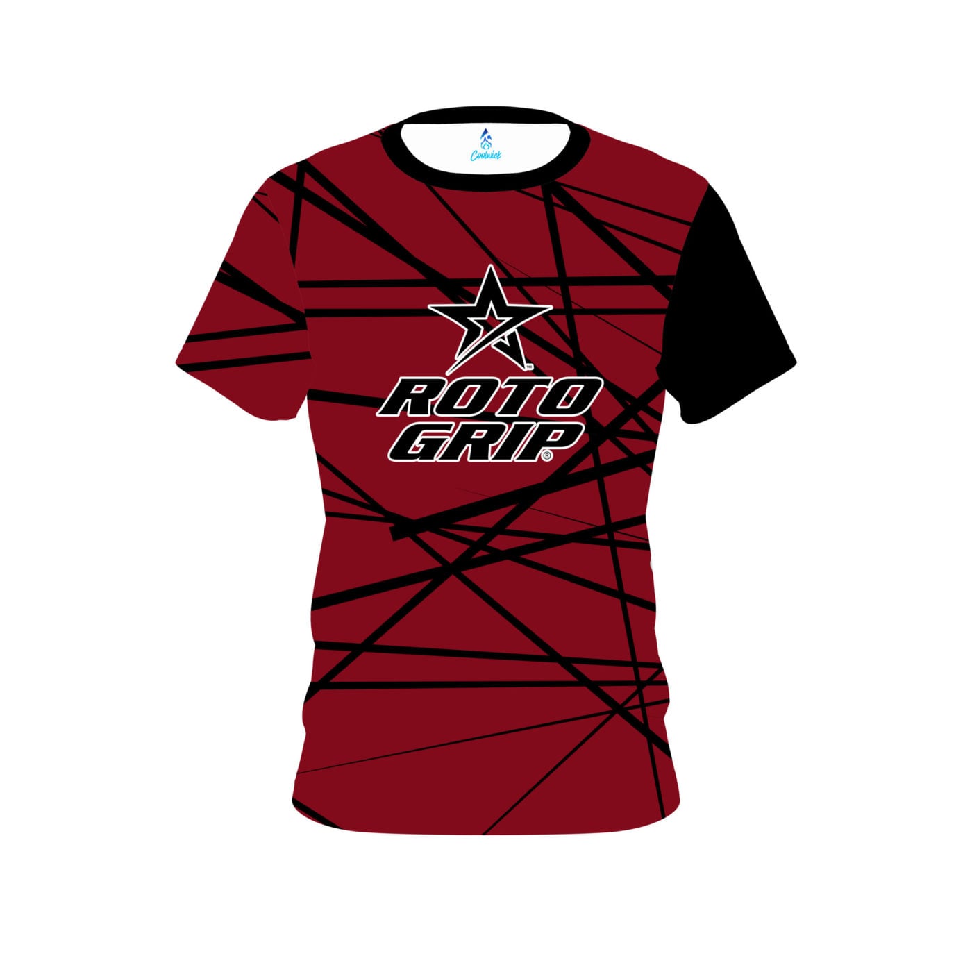 Roto Grip Distracted Scarlet Grungey Semi-Custom CoolWick Bowling Jersey