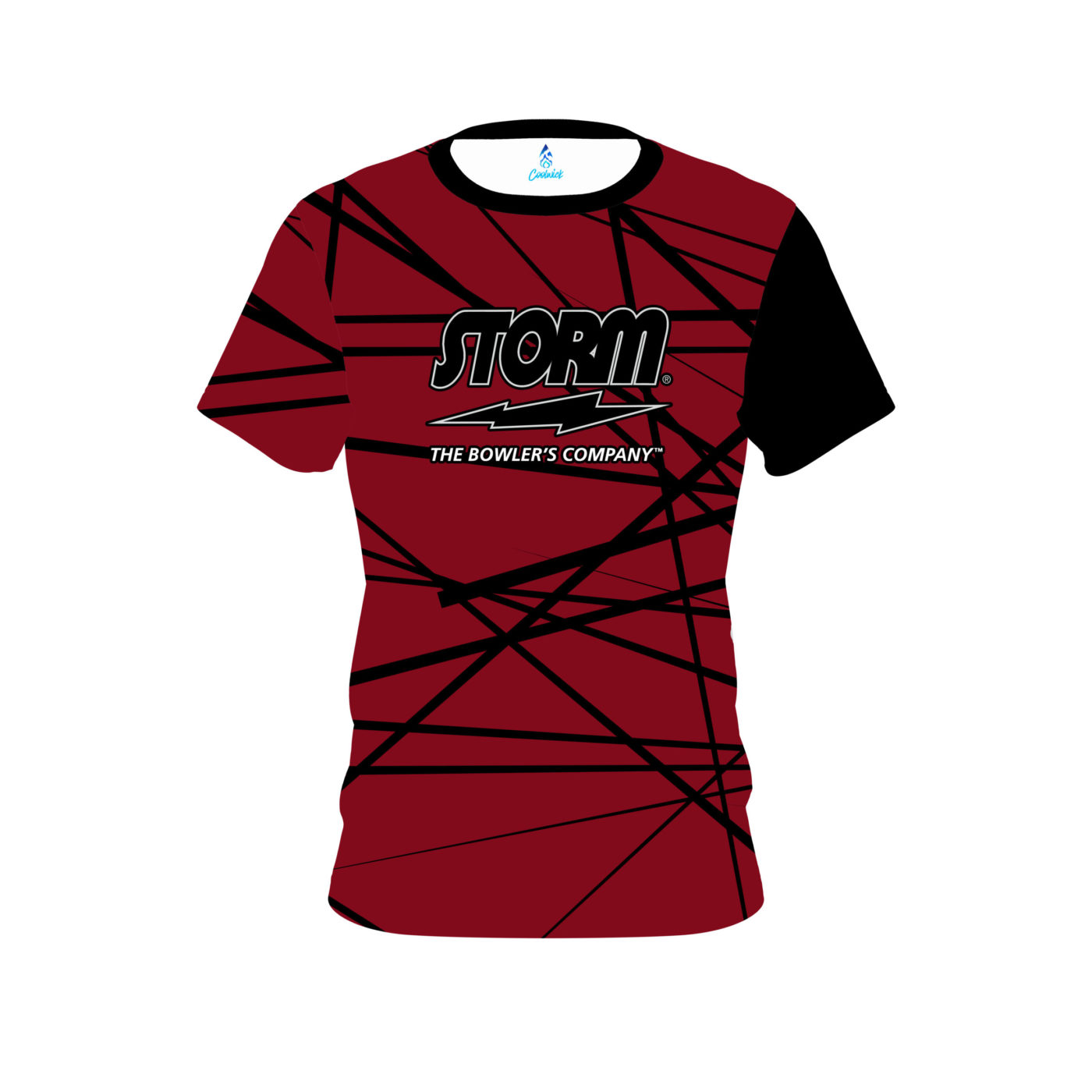 Storm Distracted Scarlet Semi-Custom CoolWick Bowling Jersey