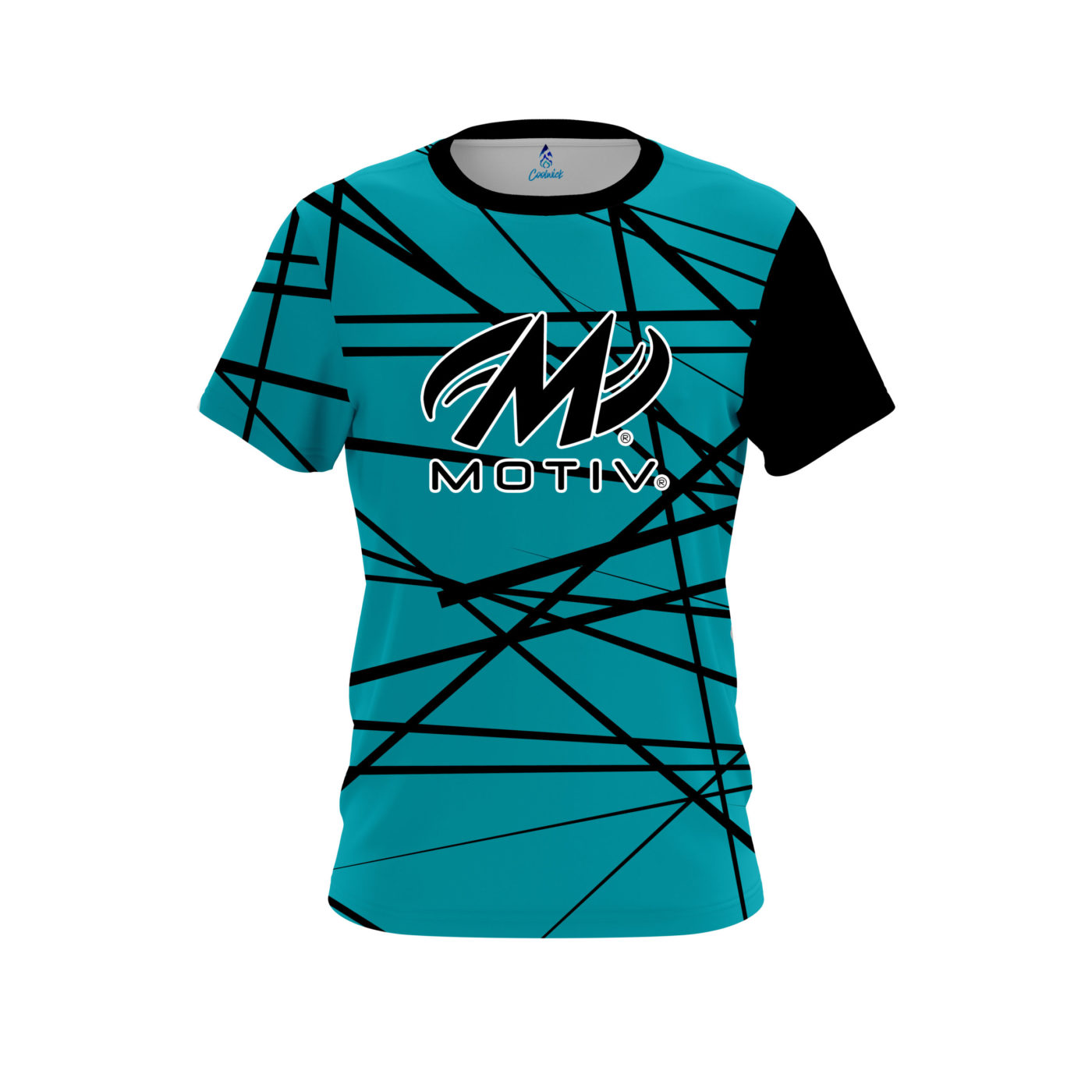 Motiv Distracted Teal Semi-Custom CoolWick Bowling Jersey