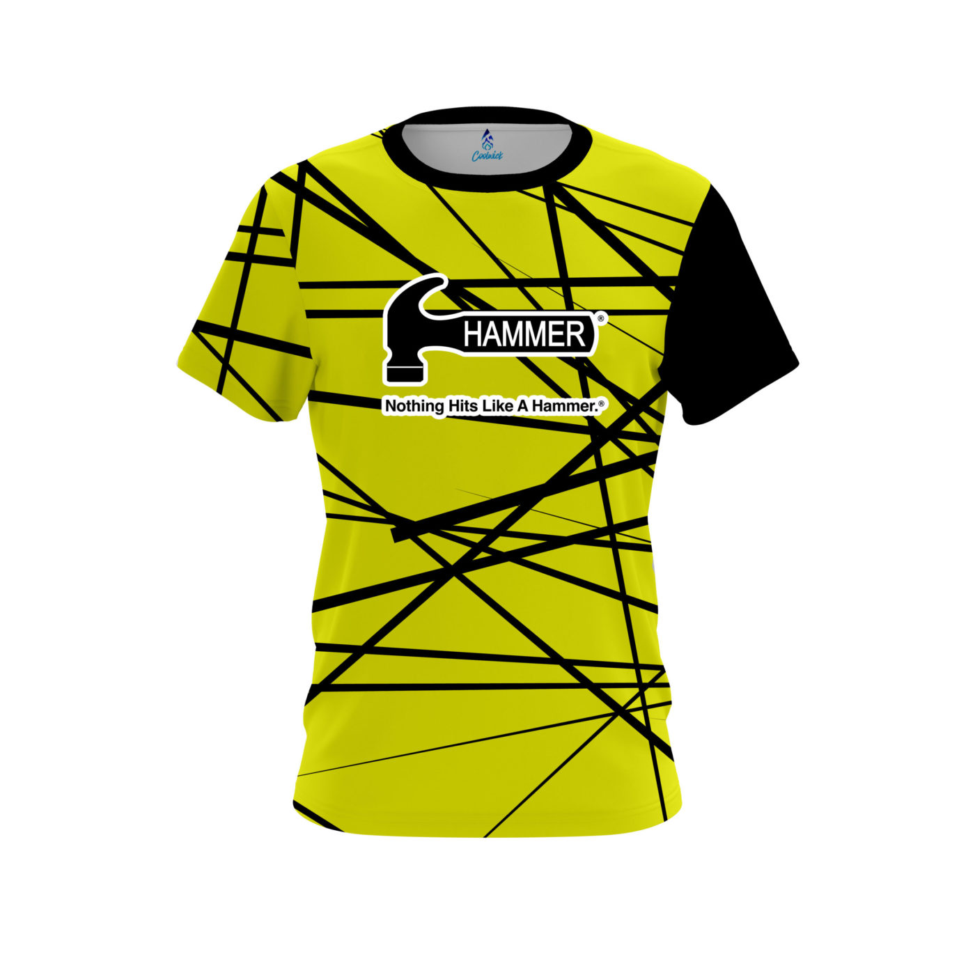Hammer Distracted Yellow CoolWick Bowling Jersey