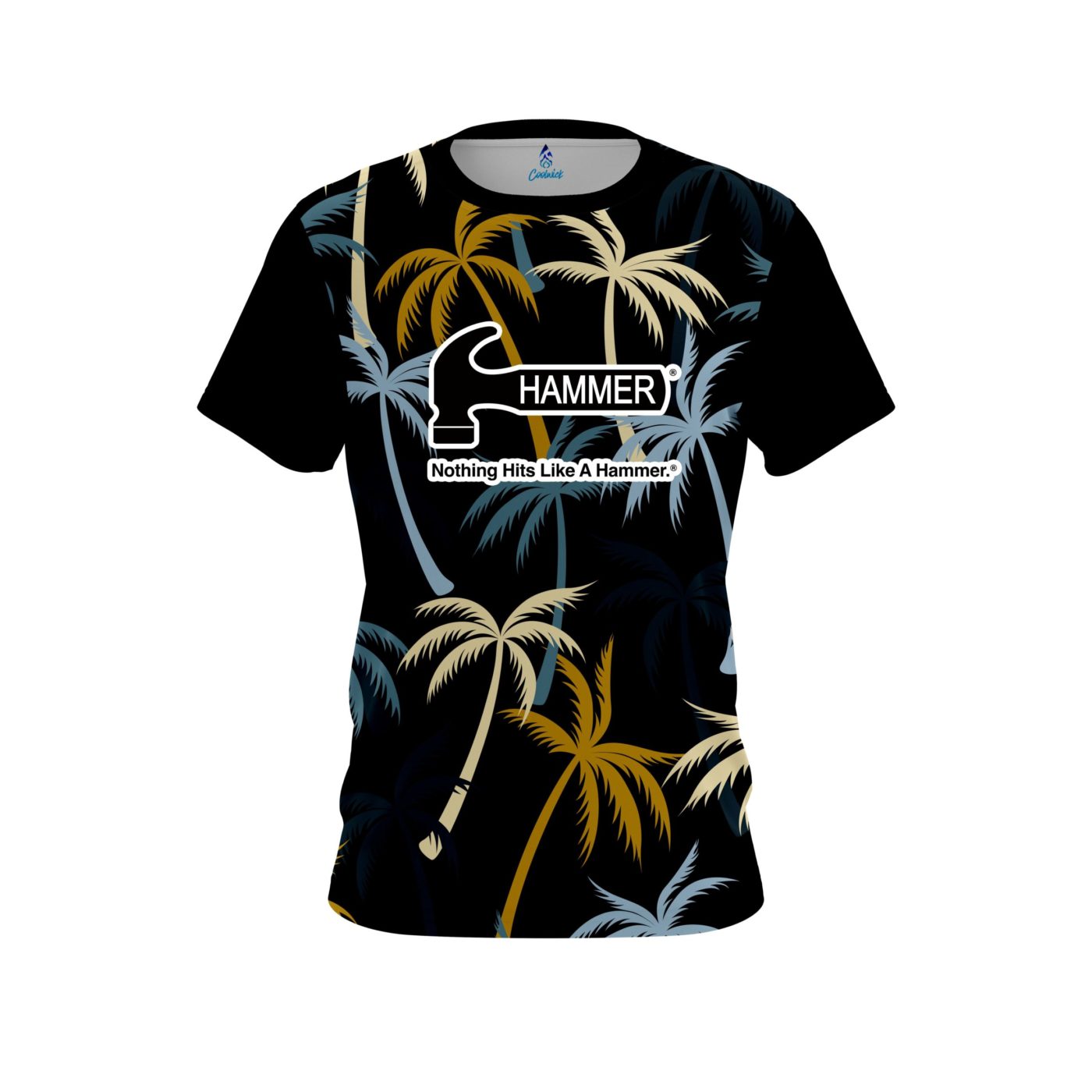 Hammer Neutral Palm Trees Semi-Custom CoolWick Bowling Jersey